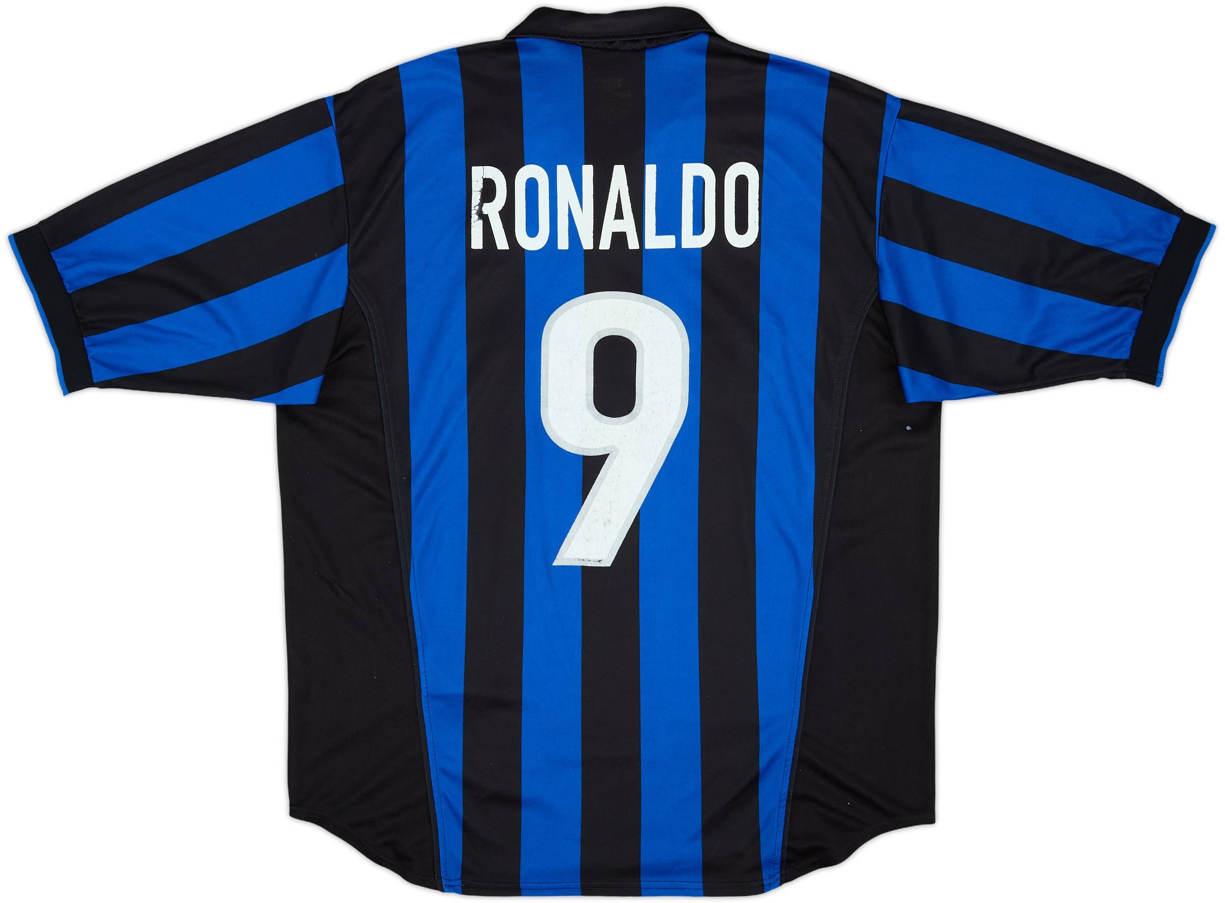 ウェア inter 1998 1999 Ronaldo Ronaldo Inter Milan 1998 1999 UEFA Home Soccer Jersey Shirt