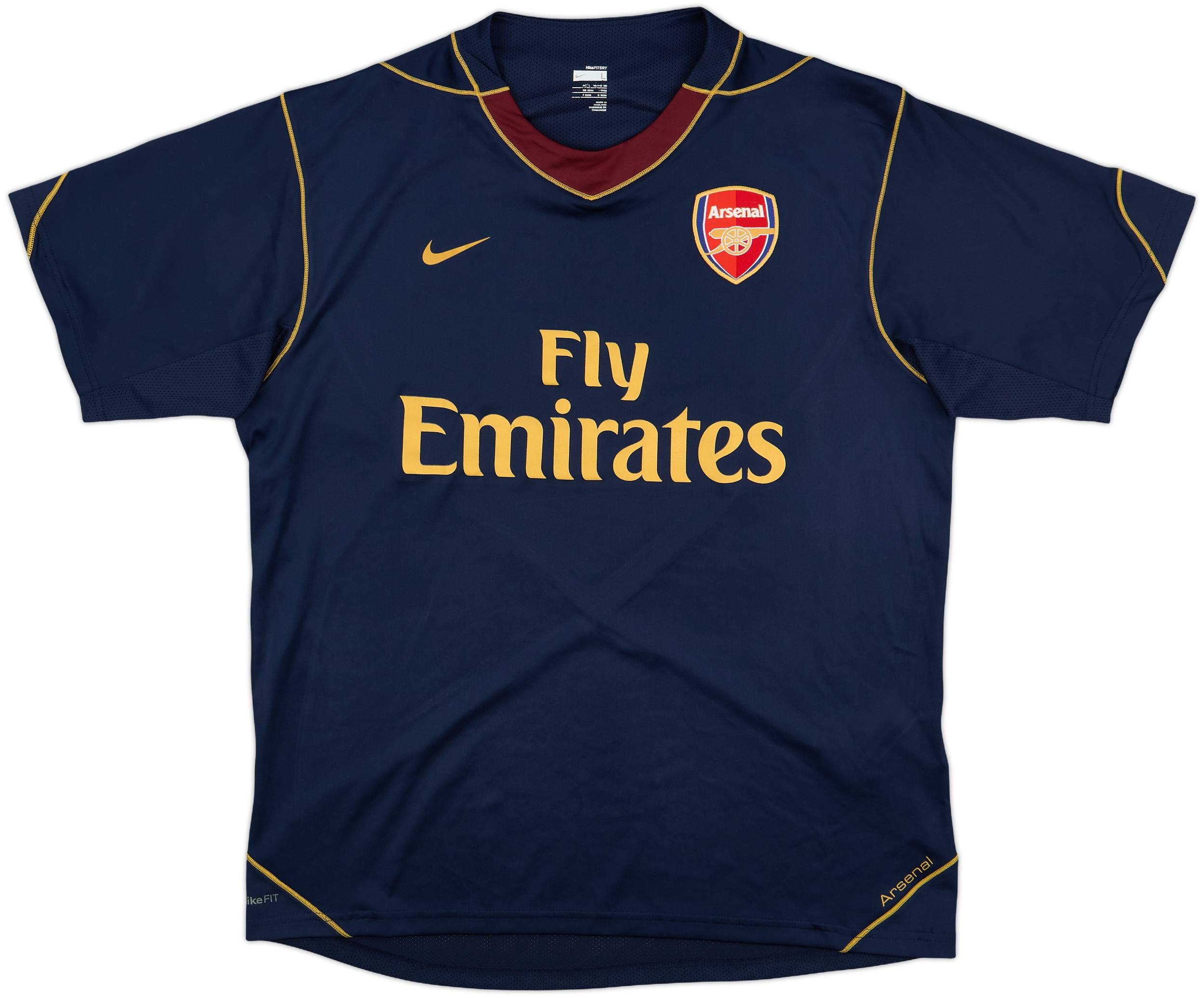 Nike Arsenal ユニフォーム 2007-08 Arsenal Nike Training Shirt - 8/10 - (L)