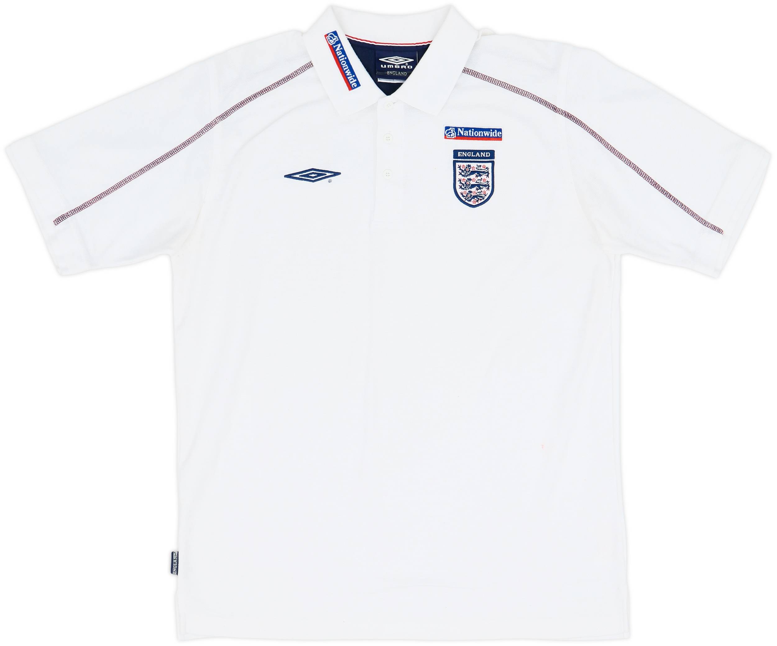 2002-04 England Umbro Polo Shirt - 7/10 - (L)