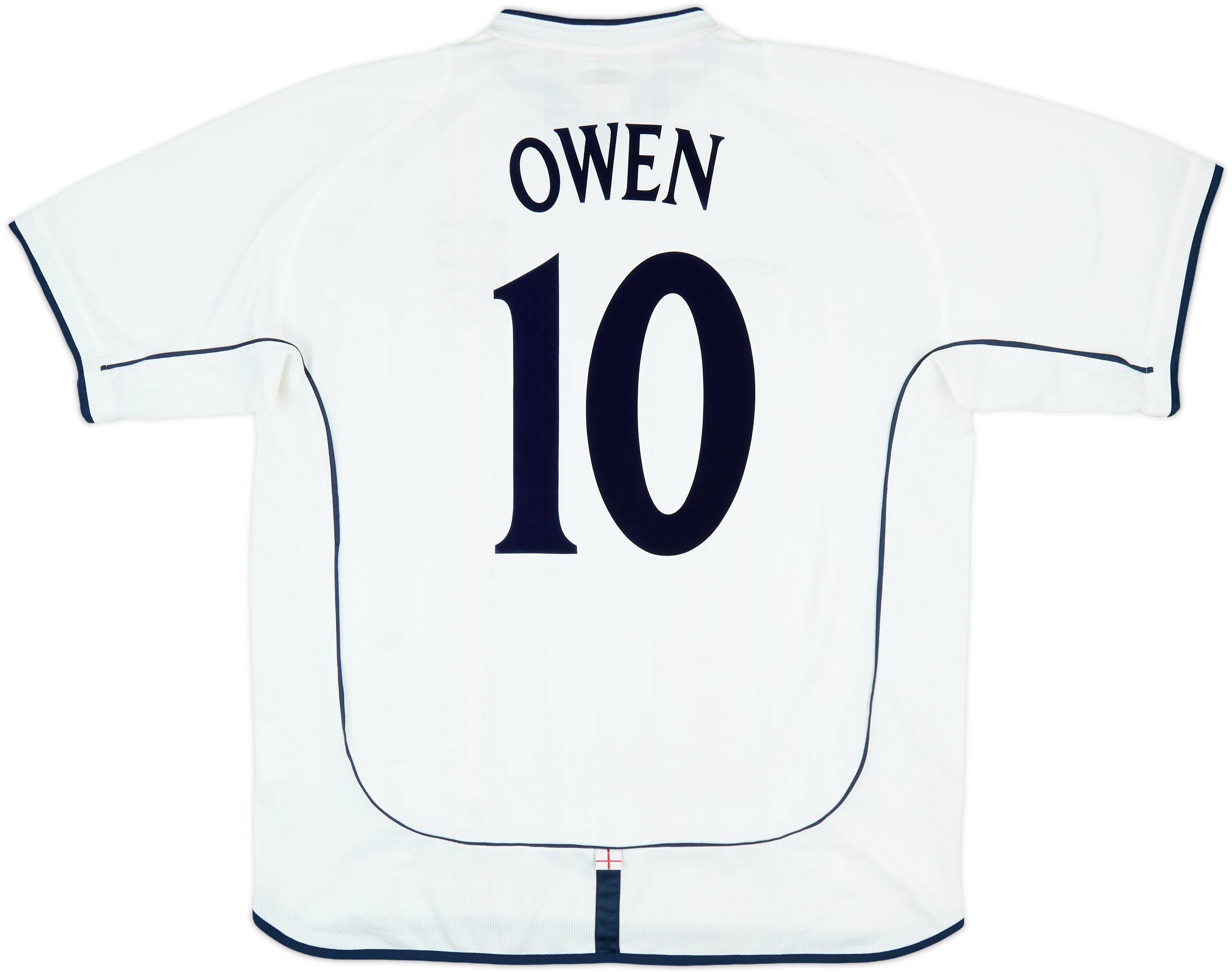 2001-03 England Home Shirt Owen #10 - 9/10 - (XL)