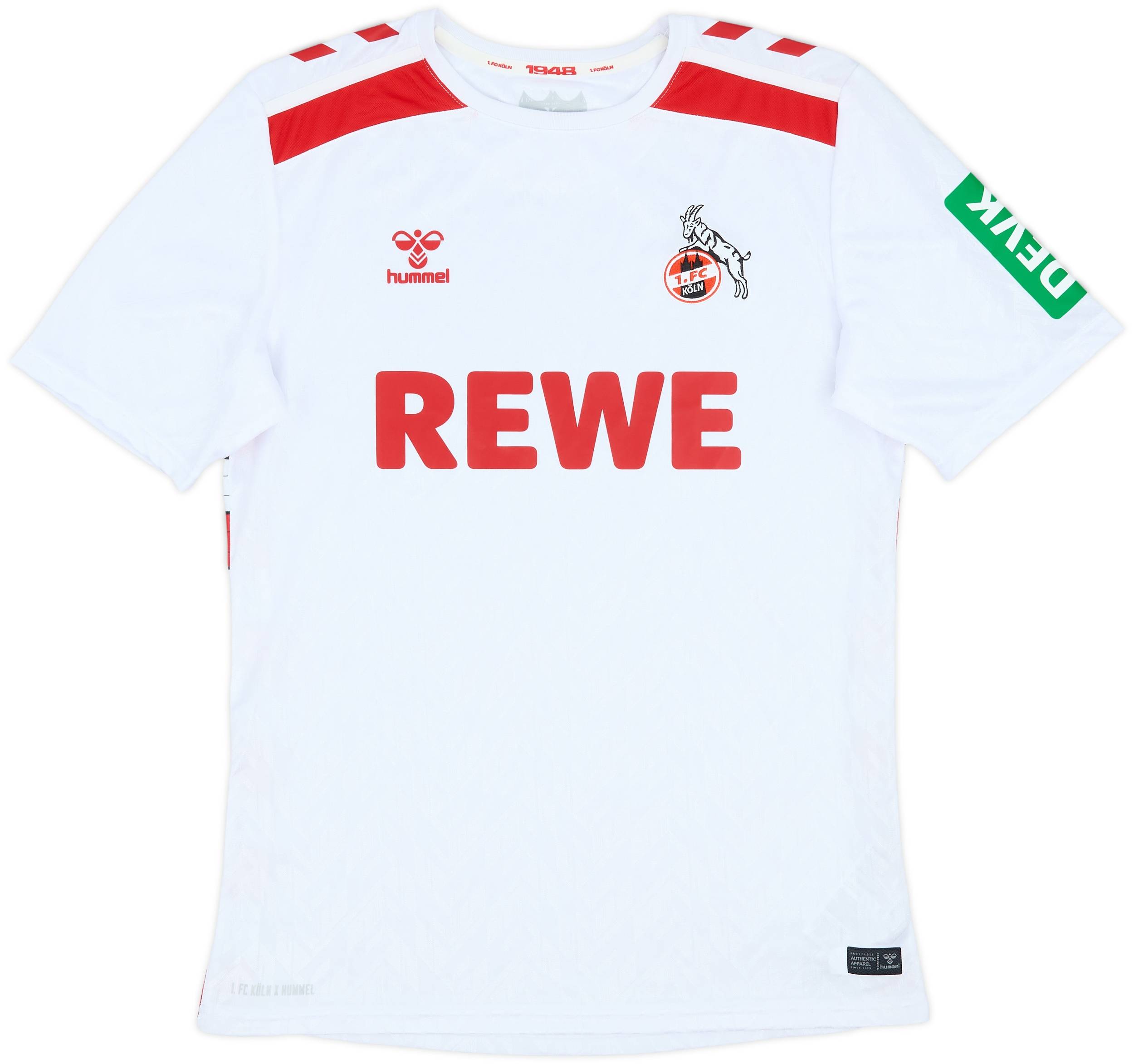Koln Jersey Fc Koln T Shirt 2024-25 FC Koln Hummel Home Shirt *BNIB*