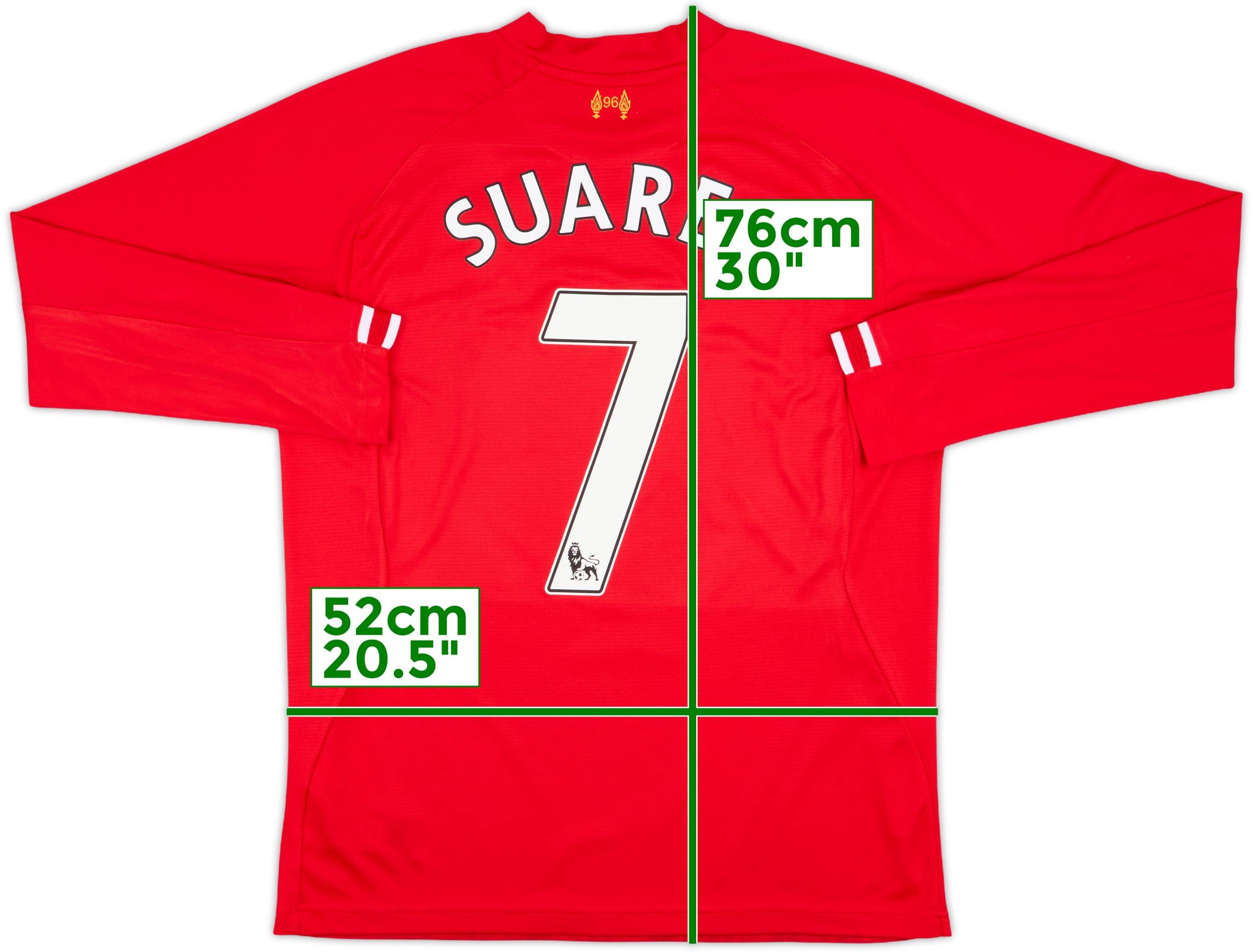 2013-14 Liverpool Home L/S Shirt Suarez #7 - 10/10 - (L)