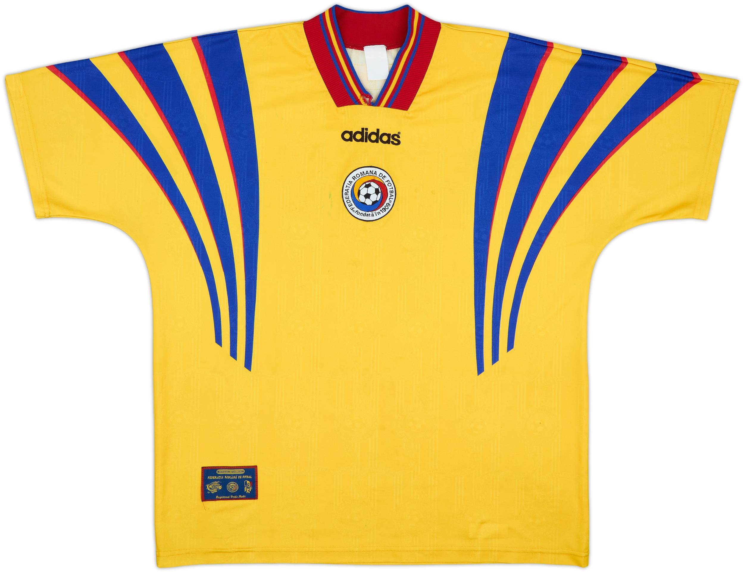 1996-98 Romania Home Shirt Hagi #10 - 4/10 - (XL)