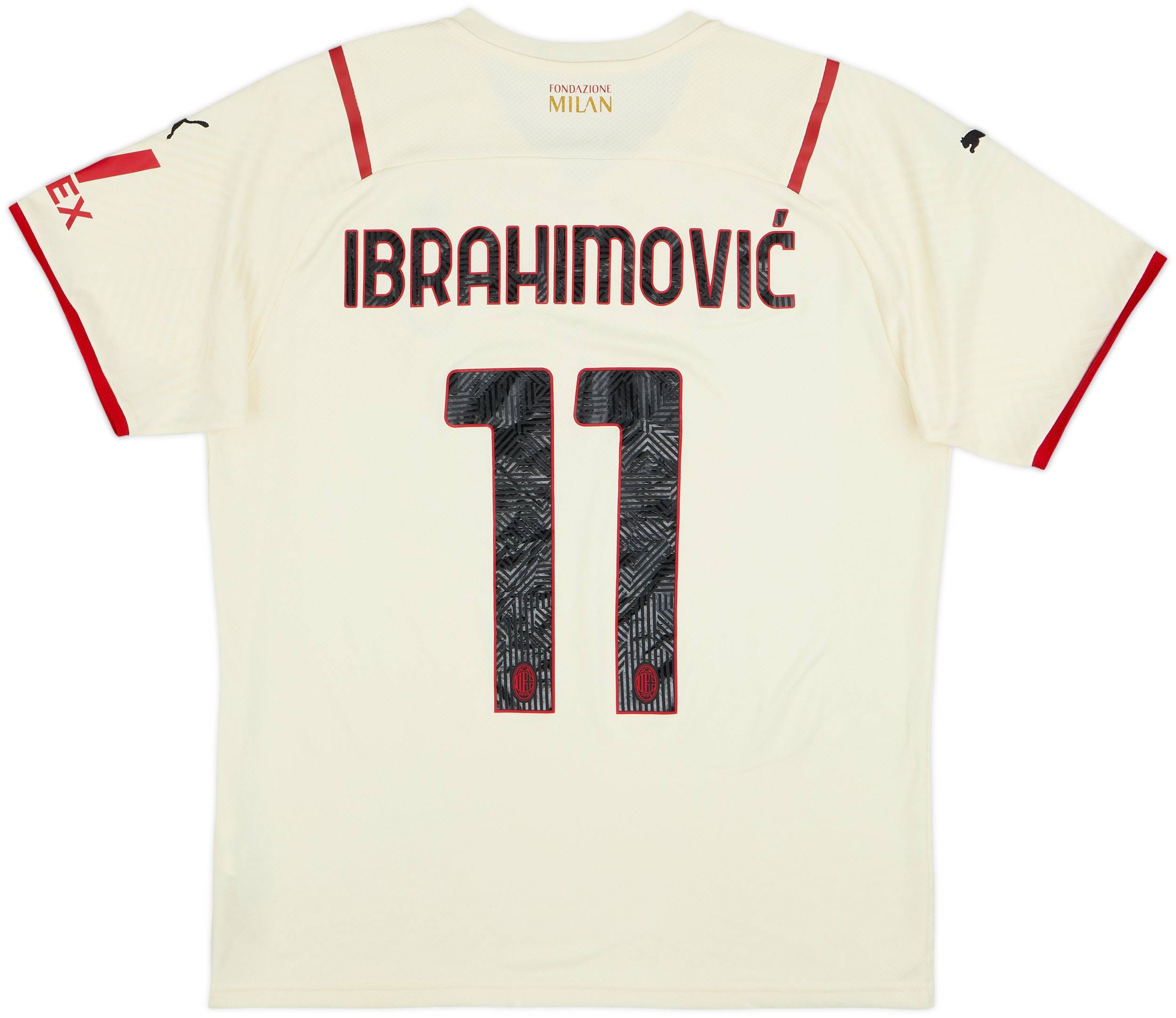 ACミラン IBRAHIMOVIĆ シャツ 11番 2021-22 AC Milan Away Shirt Ibrahimovic #11 - 8/10 - (L)
