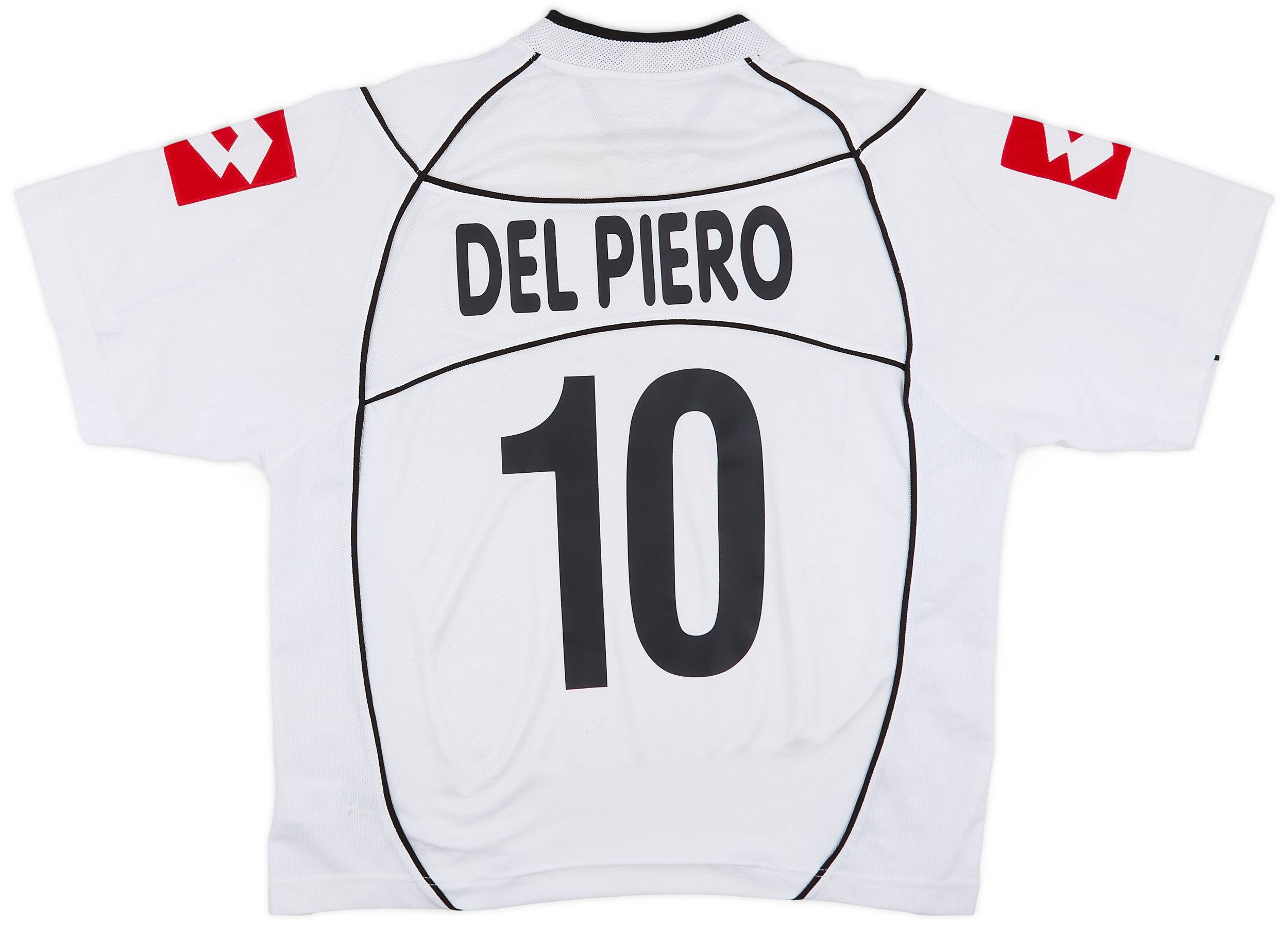 見事な創造力 2002-03 Juventus (L) - 7/10 - #10 Piero Del Shirt Away ウェア