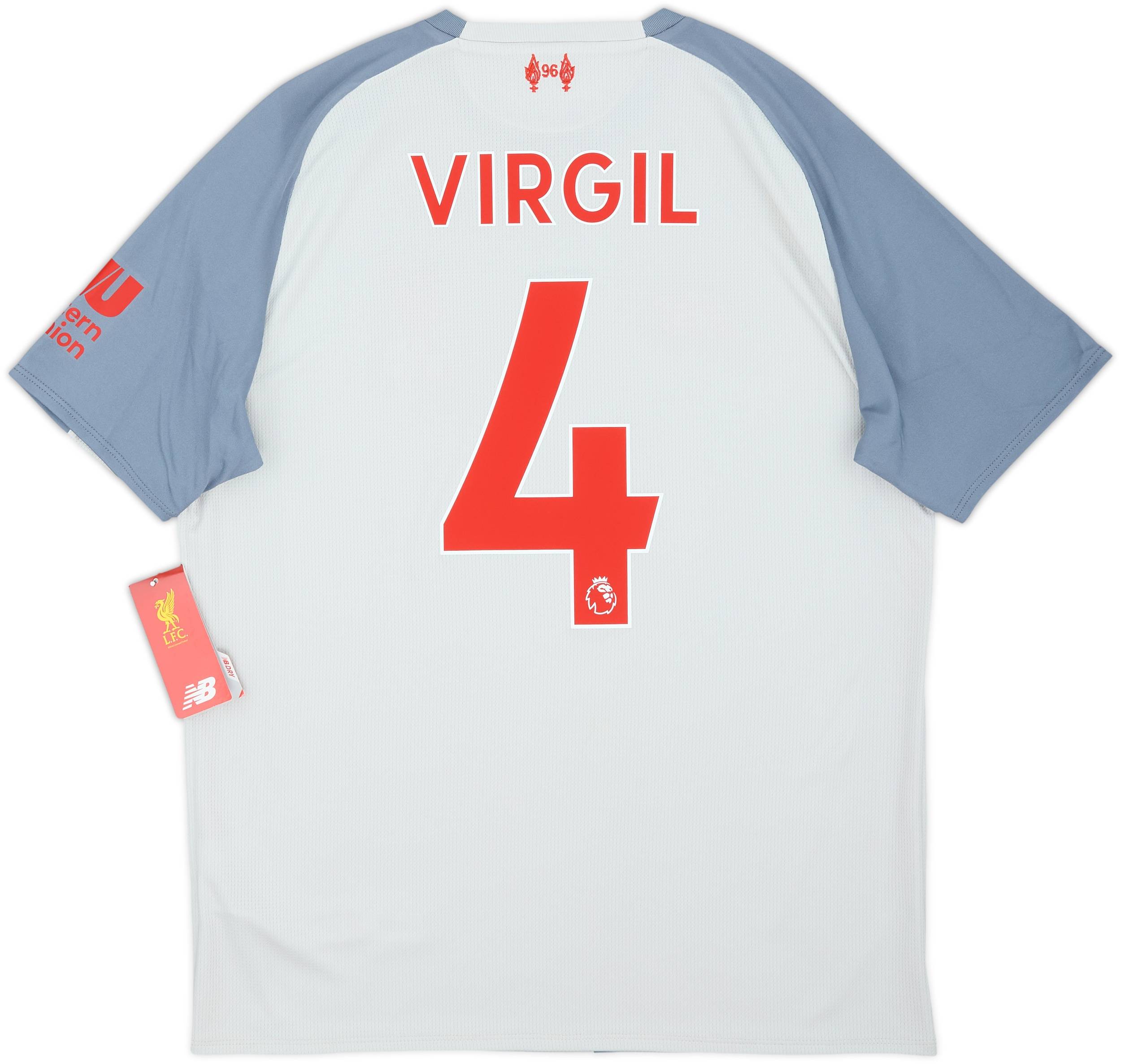 2018-19 Liverpool Third Shirt Virgil #4 (S)