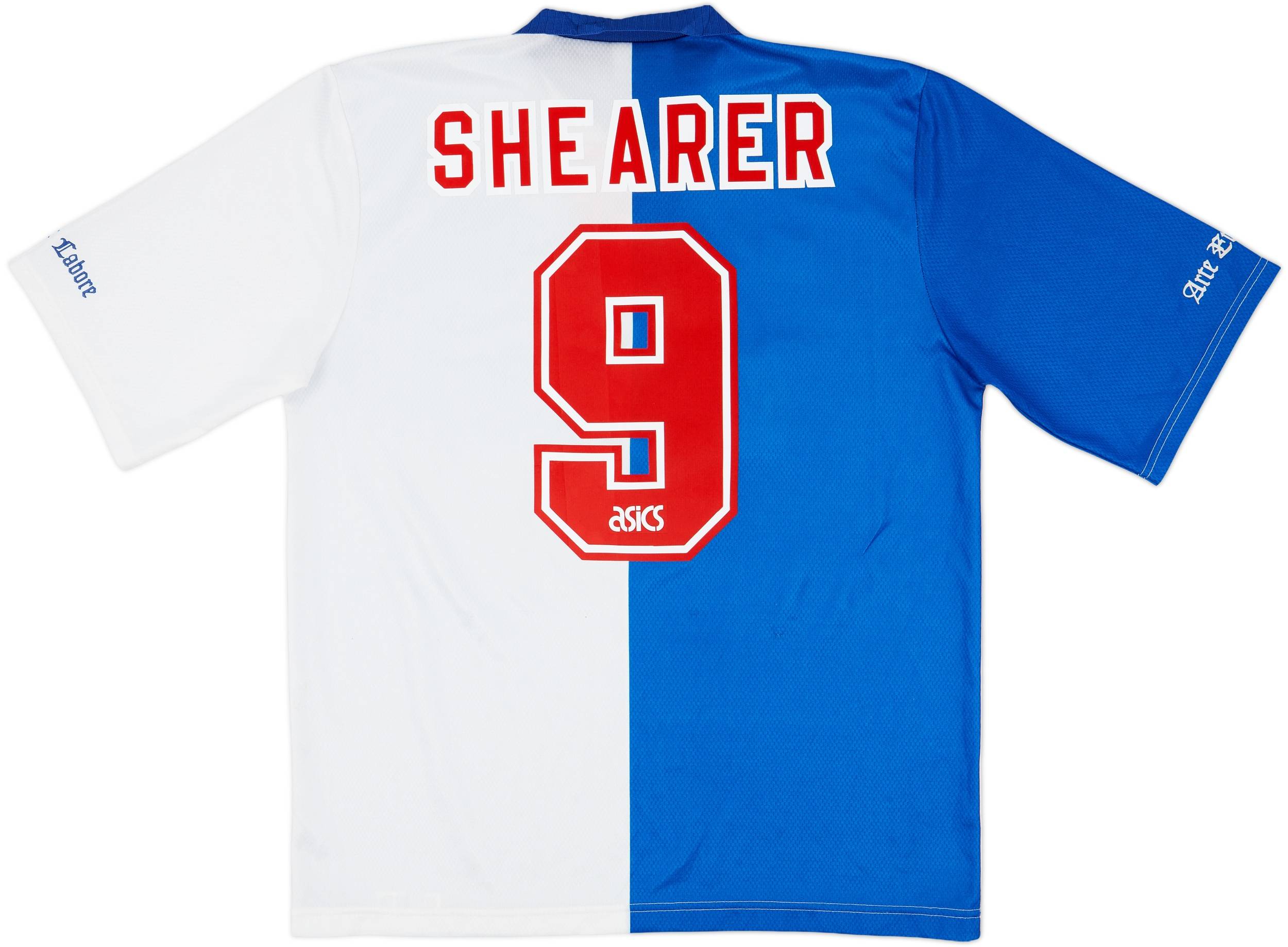 1994-95 Blackburn Rovers Home Shirt Shearer #9 - 8/10 - (L)