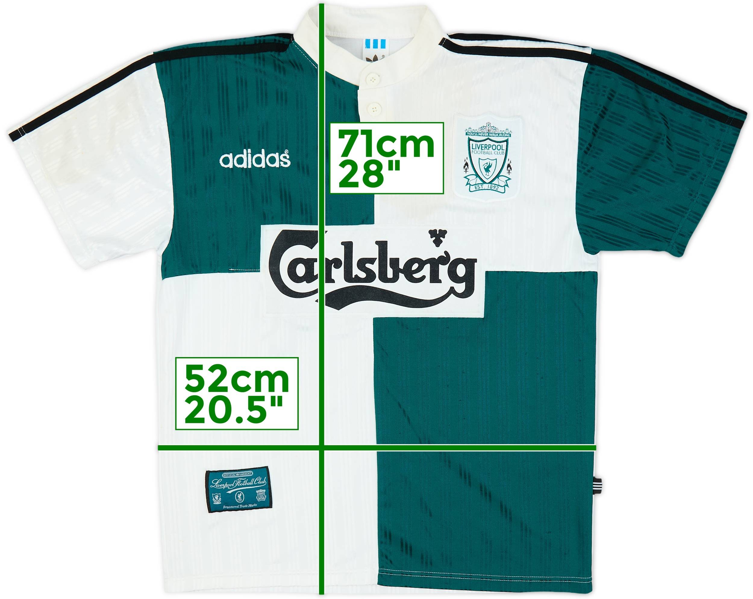 1995-96 Liverpool Away Shirt - 8/10 - (M)