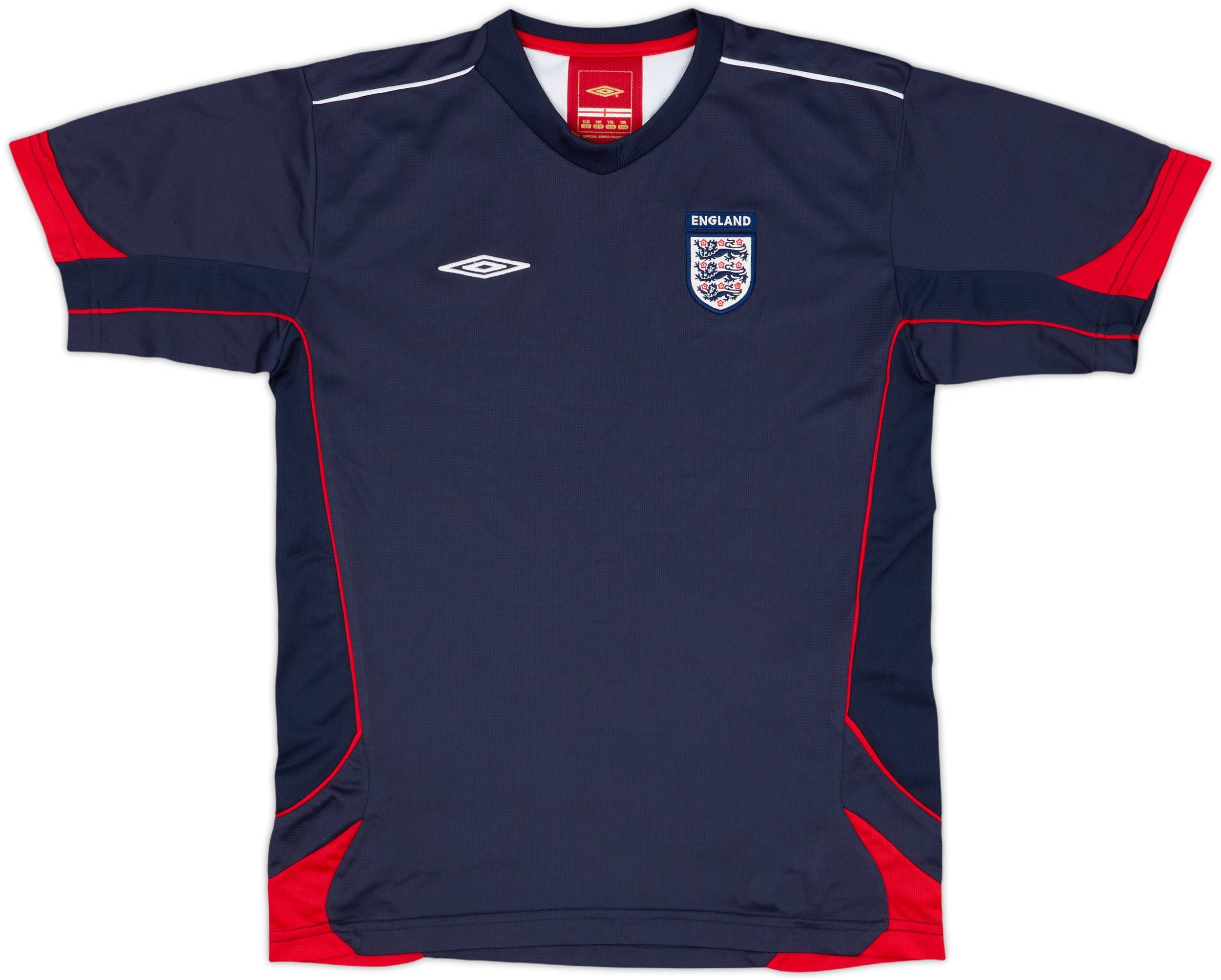 2005-06 England Umbro Training Shirt - 8/10 - (XL.Boys)