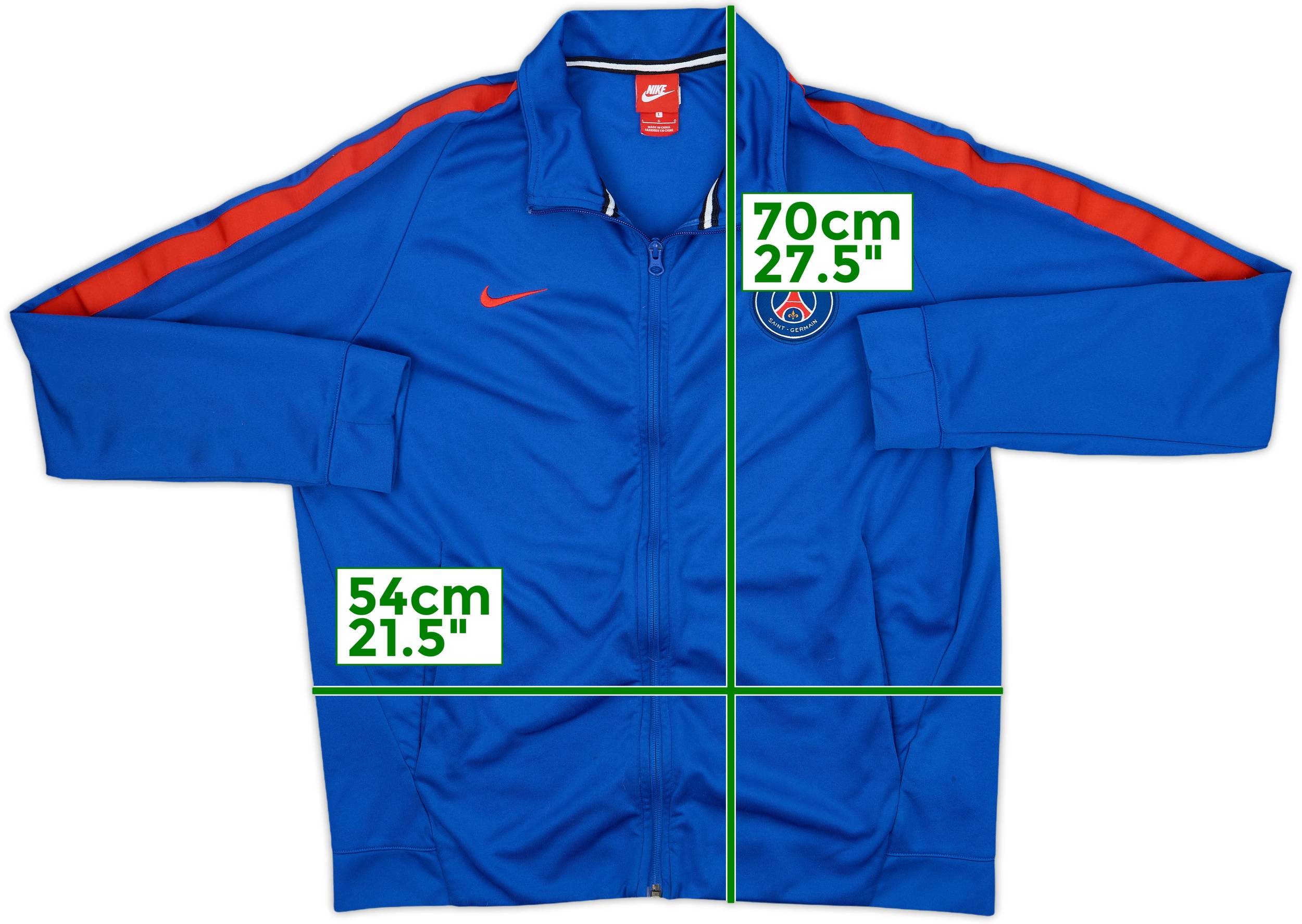 2017-18 Paris Saint-Germain Nike Track Jacket - 8/10 - (L)