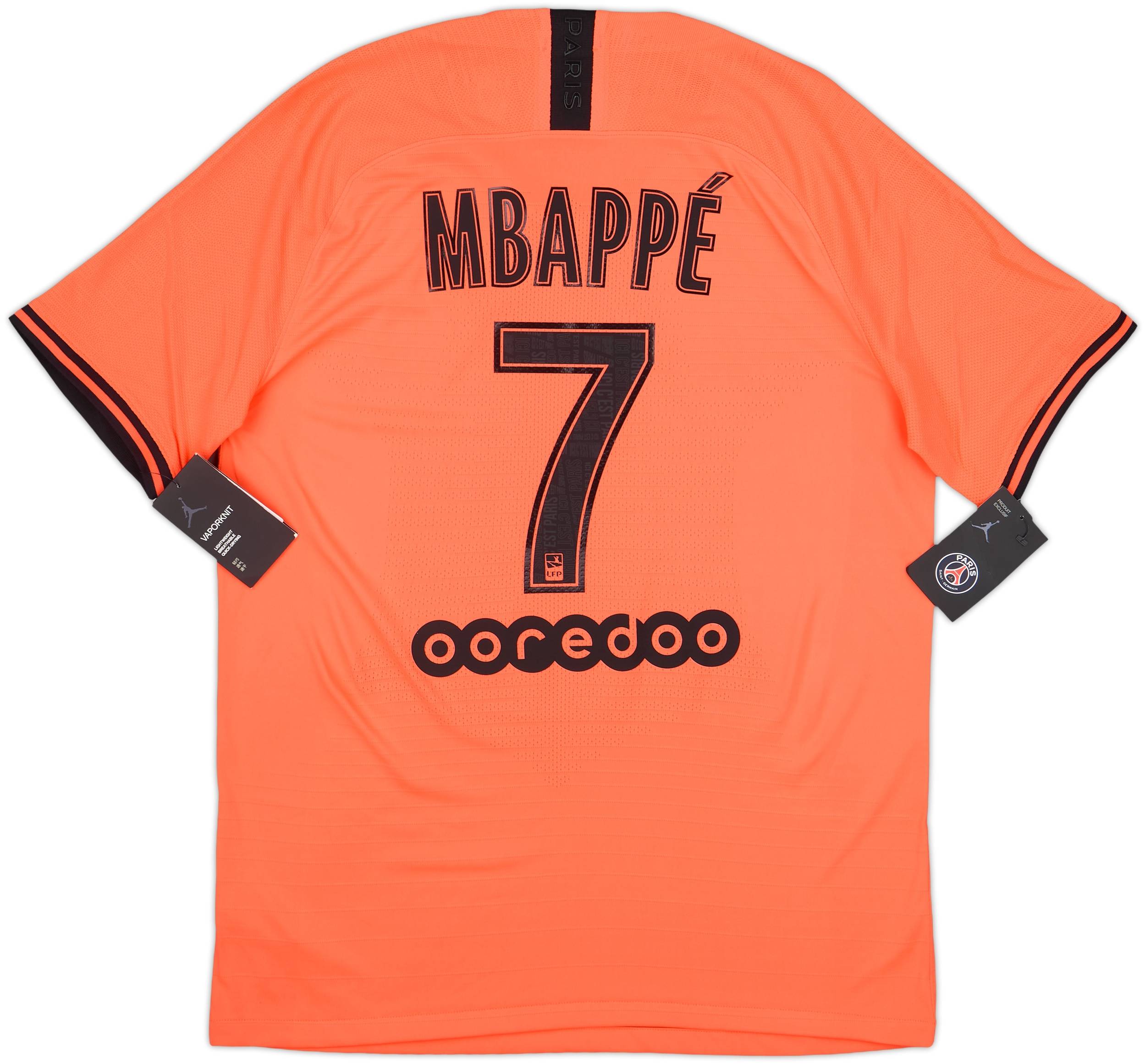 2019-20 Paris Saint-Germain Authentic Away Shirt Mbappe #7 (L)