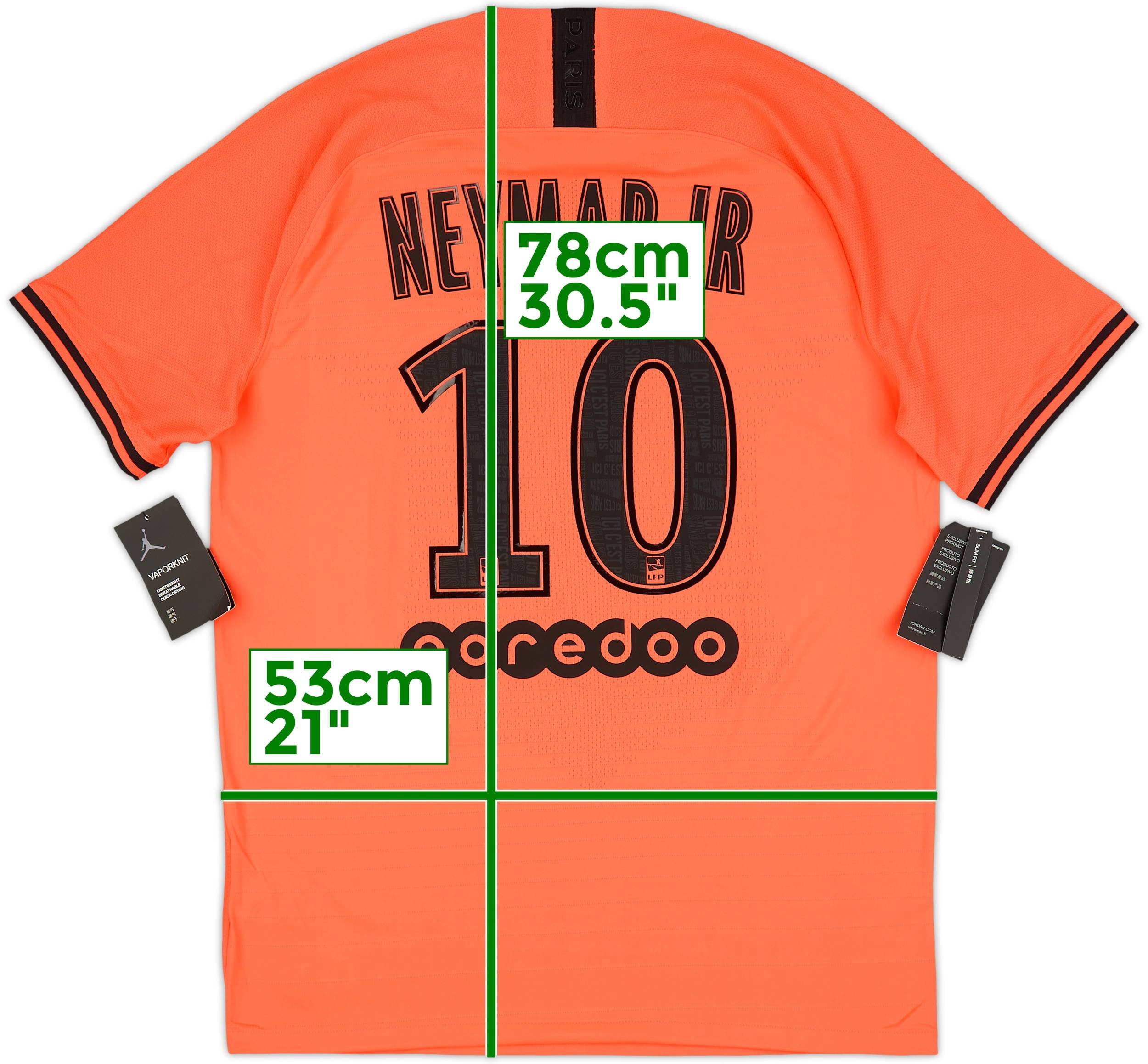 2019-20 Paris Saint-Germain Authentic Away Shirt Neymar Jr #10 (L)