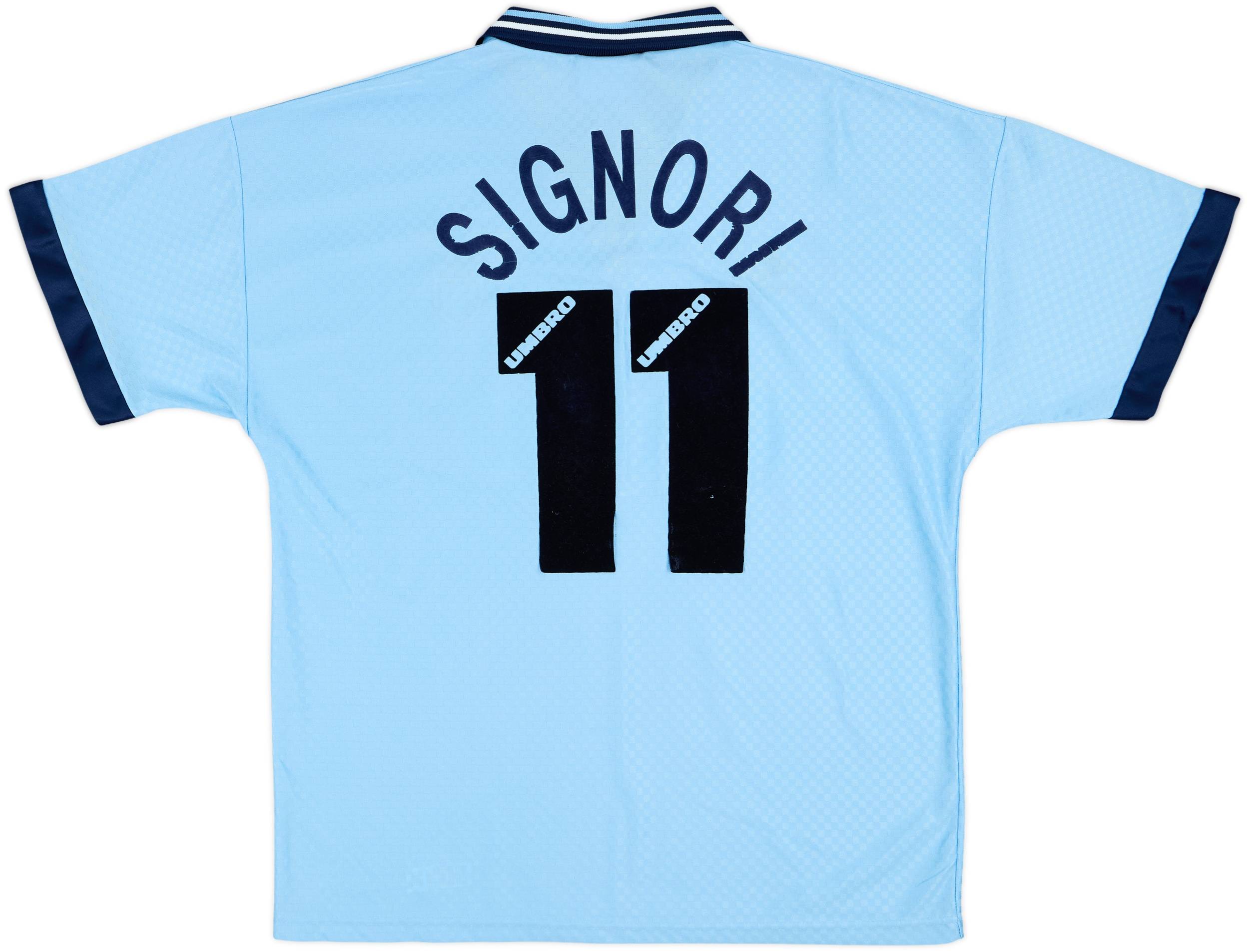 1996-97 Lazio Home Shirt Signori #11 - 7/10 - (L)