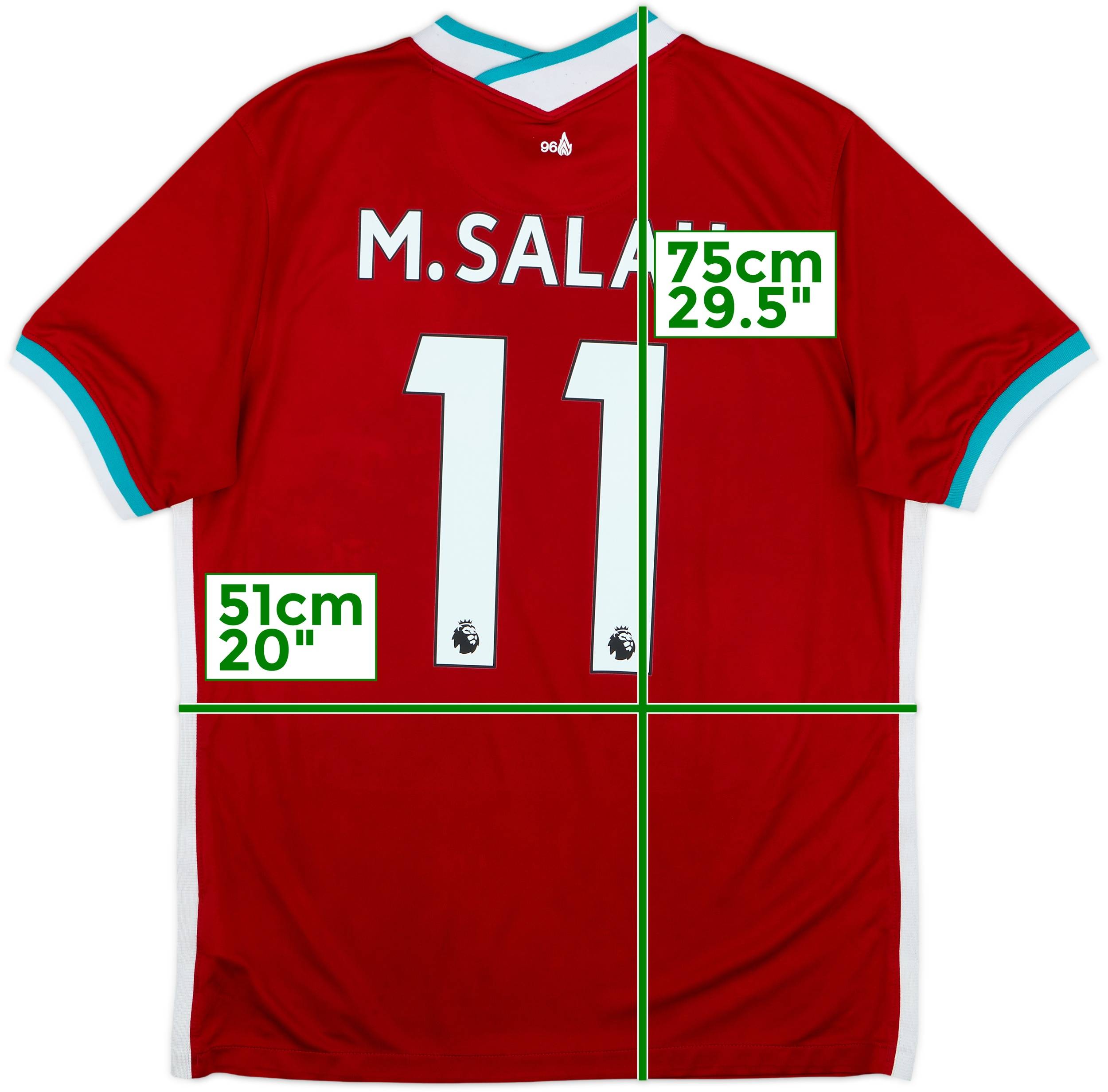 Liverpool M.SALAH 11 2020-21ホーム 2020-21 Liverpool Home Shirt M