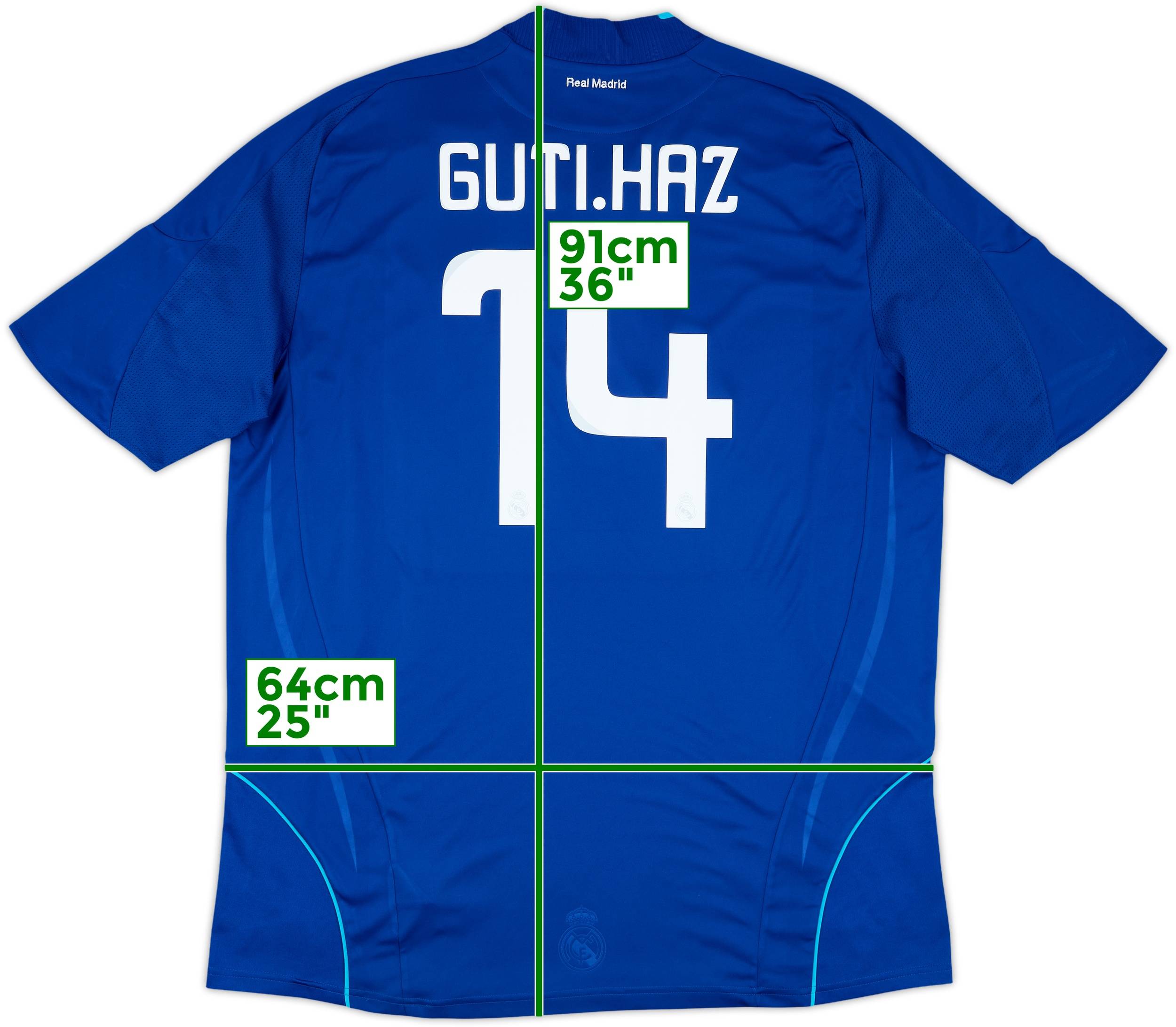 2008-09 Real Madrid Away Shirt Guti. Haz #14 - 6/10 - (XXL)