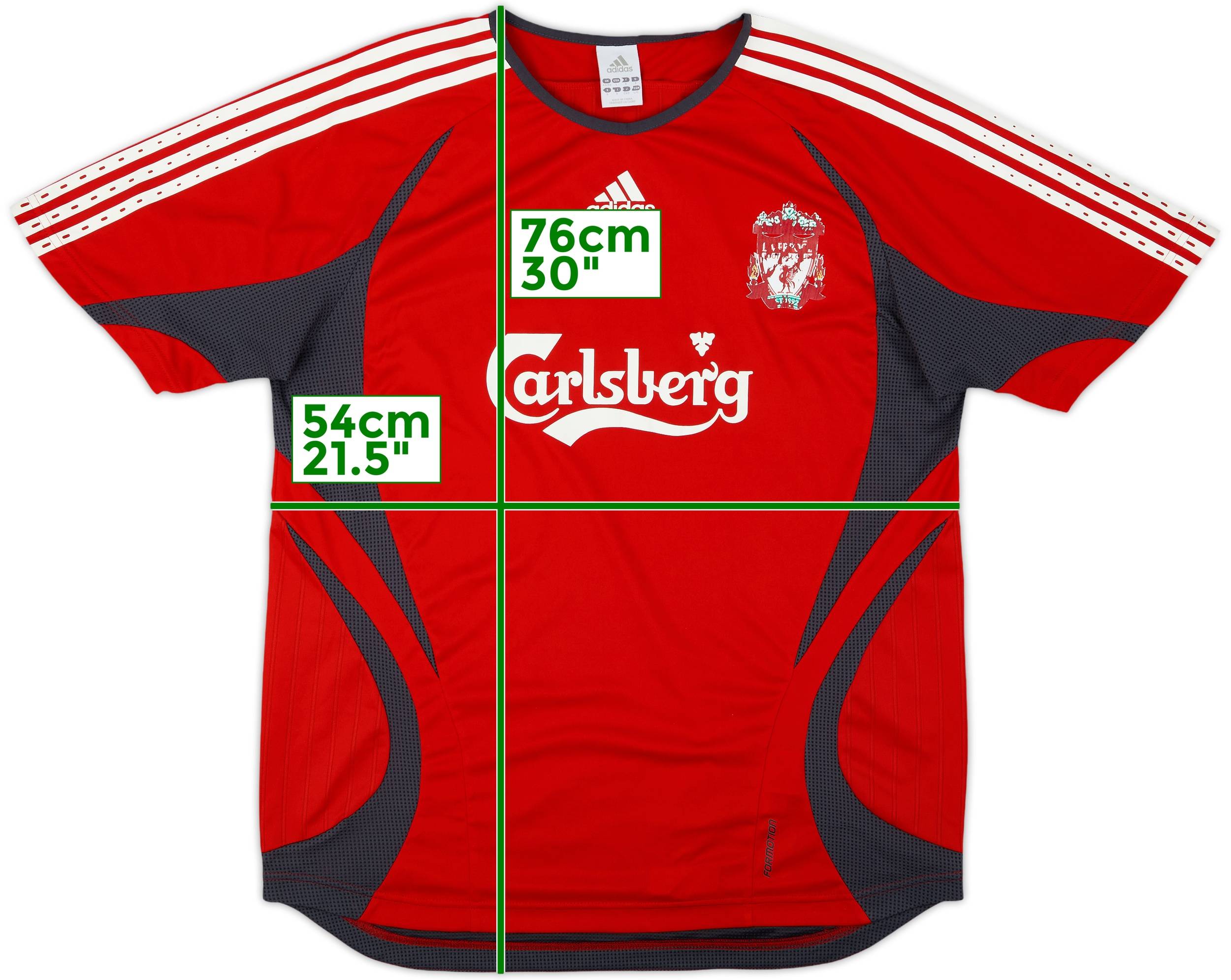 Liverpool adidas ユニフォーム 2006-07 Liverpool adidas Formotion Training Shirt - 4/10 - (L/XL)