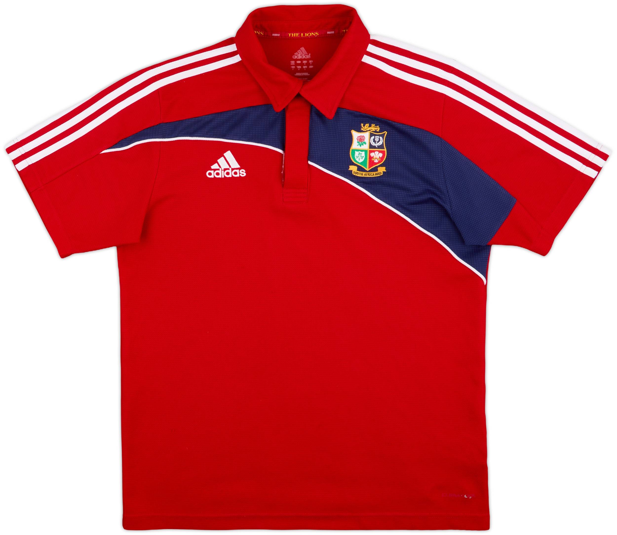 Adidas British Lions Rugby Polo Shirt Vintage Adidas British And