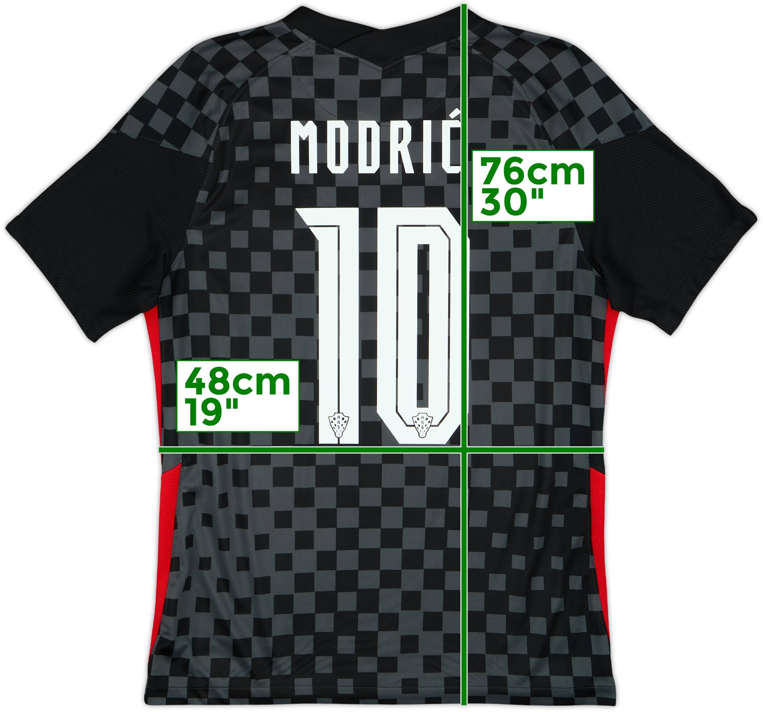 2020-21 Croatia Away Shirt Modric #10 9/10 (M)