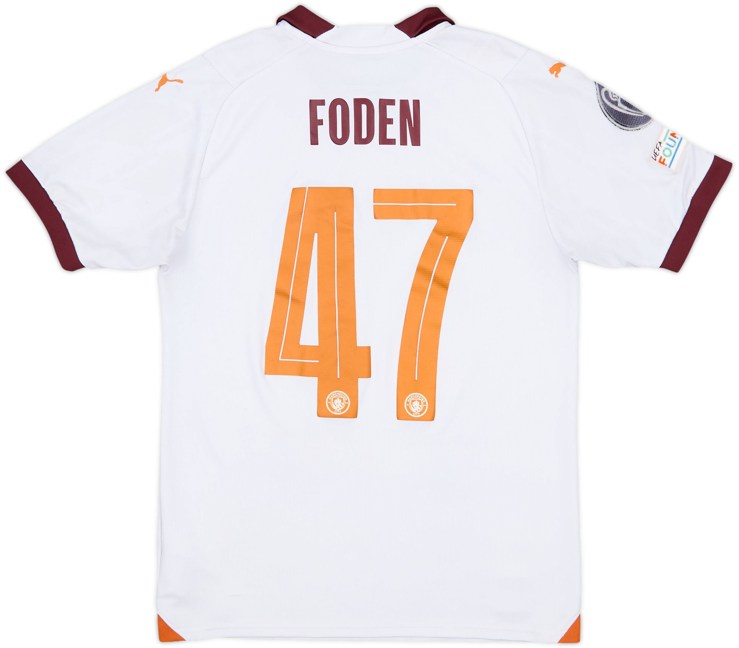 23-24 Manchester City フィル・フォーデン #47 2023-24 Manchester City Away Shirt Foden #47 - 4/10 - (S)