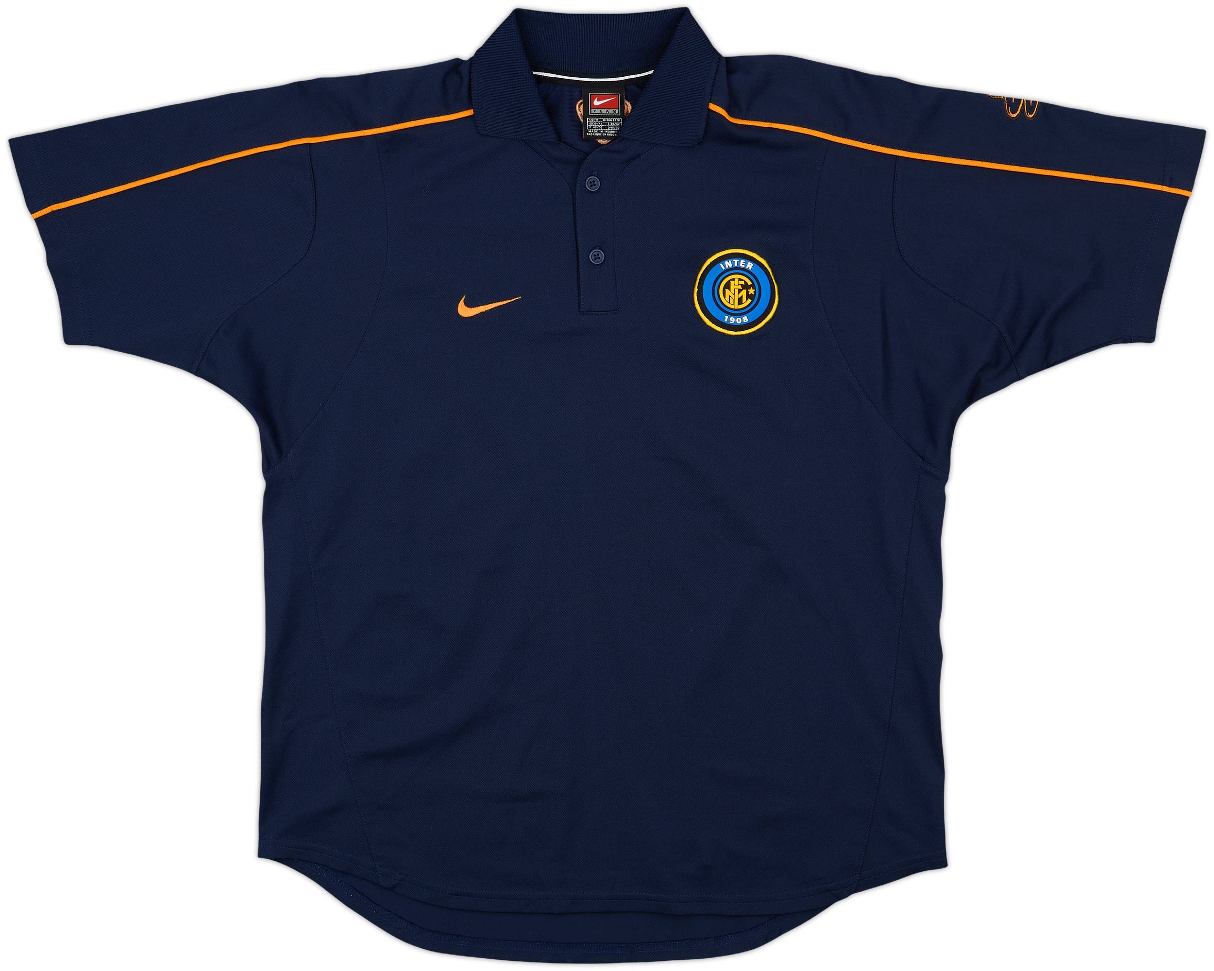 2001-02 Inter Milan Nike Polo Shirt - 10/10 - (M)