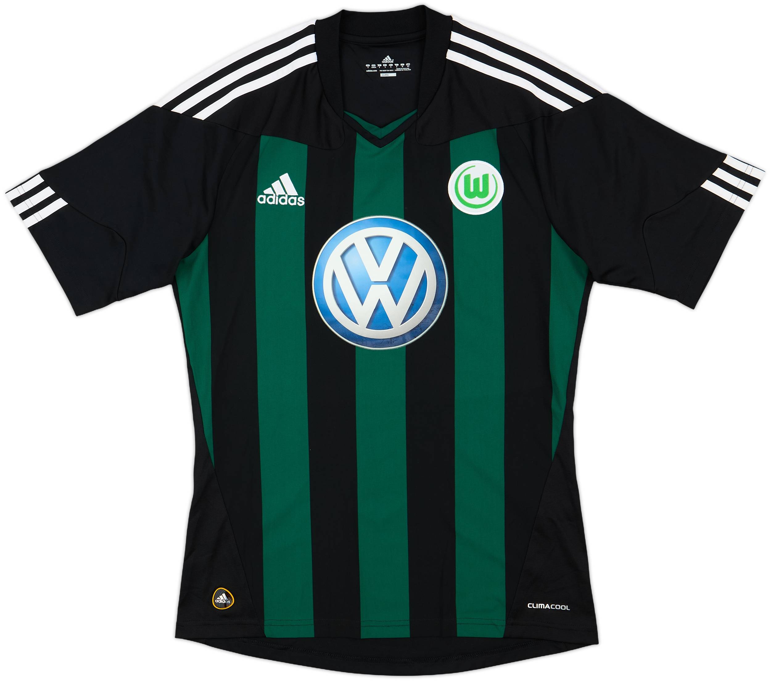09-10 vintage CL WOLFSBURG HASEBE 13番 2010-11 Wolfsburg Away Shirt - 7/10 - (S)