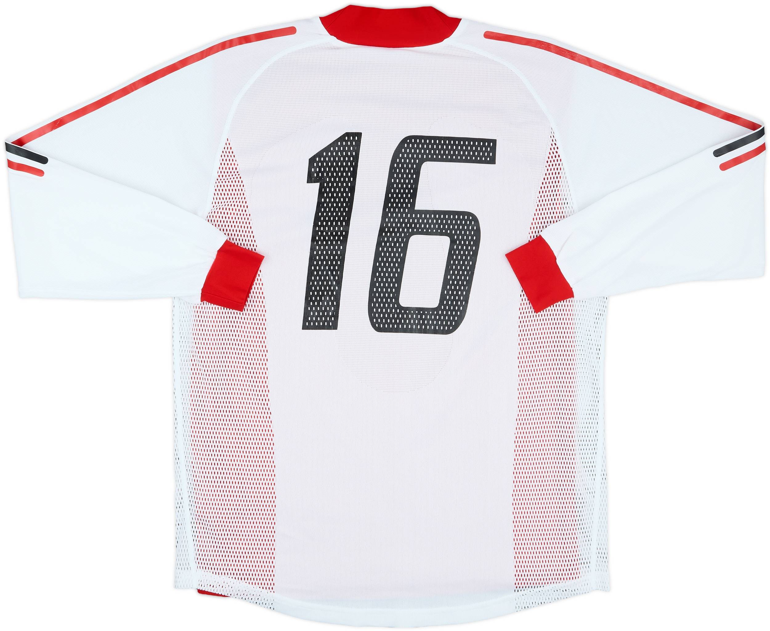 2002-03 AC Milan Match Issue Away L/S Shirt #16