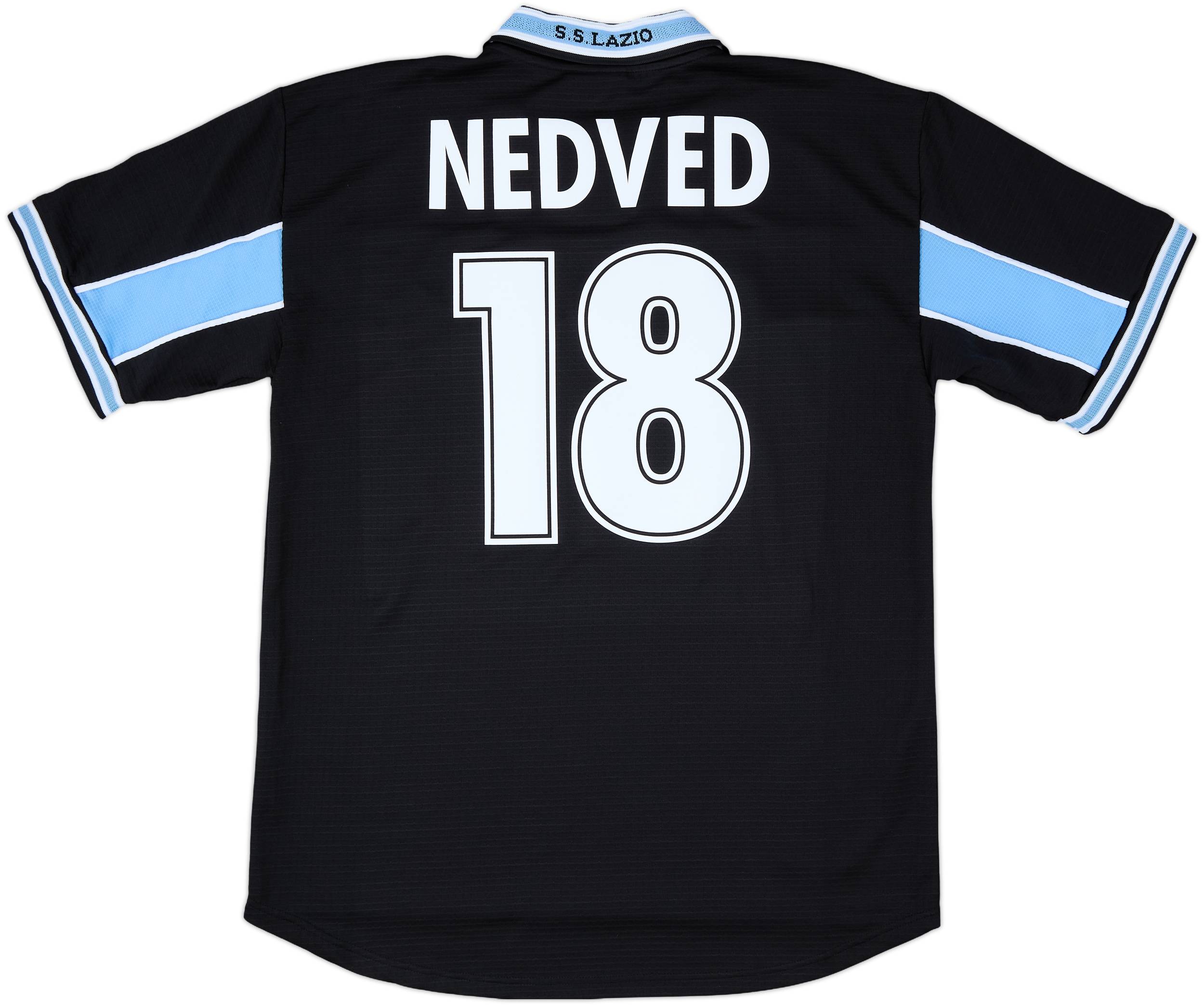 1998-99 Lazio Away Shirt Nedved #18 - 9/10 - (XL)