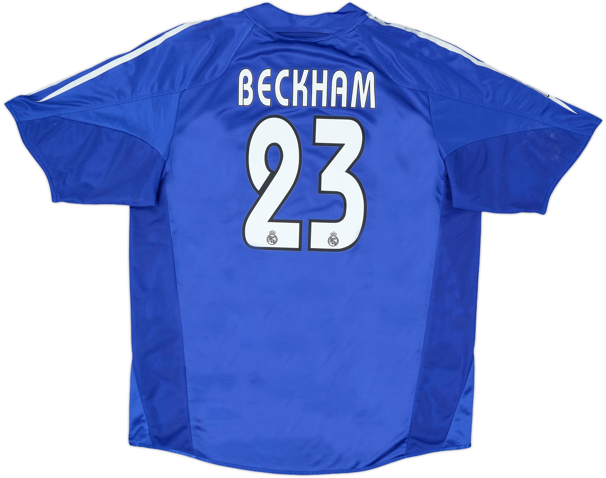 2004-05 Real Madrid Third Shirt Beckham #23 - 6/10 - (L)