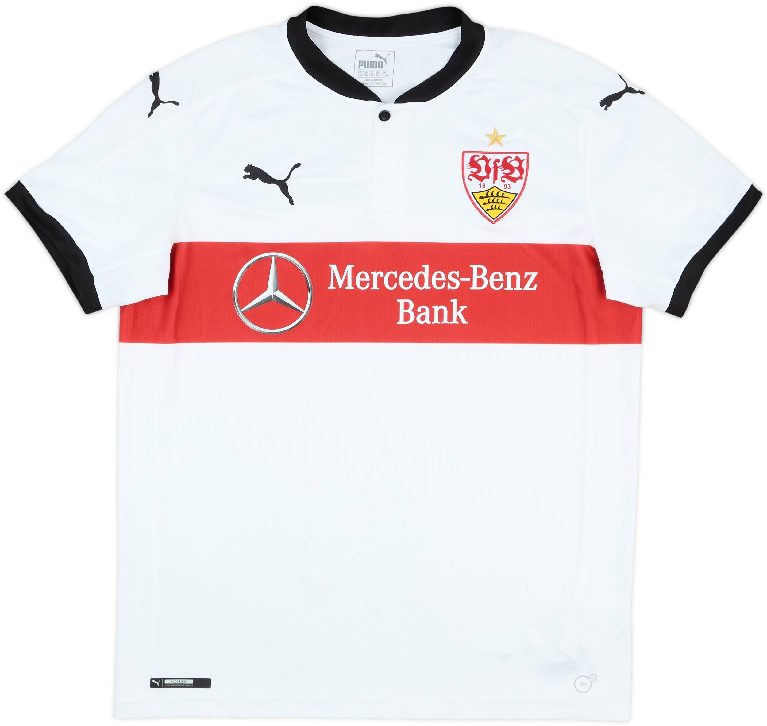 2017-18 Stuttgart Home Shirt - 8/10 - (XL.Boys)