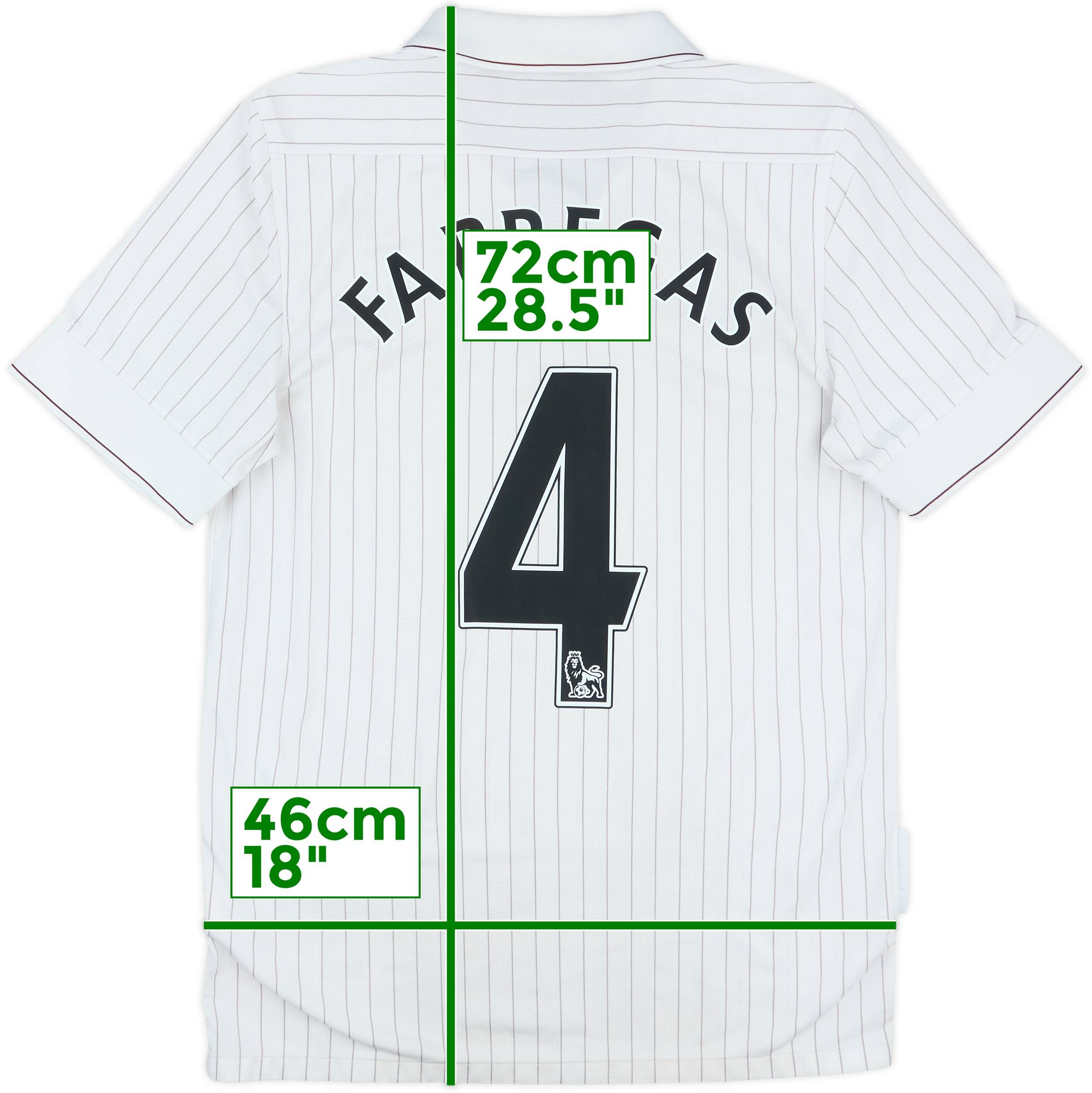 2009-10 Arsenal Third Shirt Fabregas #4 - 4/10 - (S)