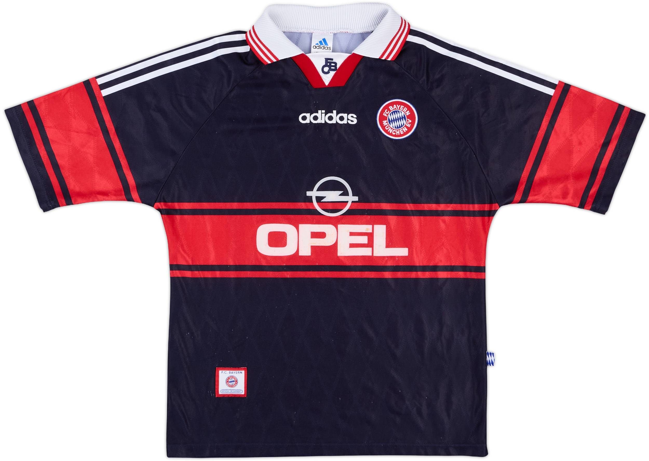 1997-99 Bayern Munich Home Shirt - 8/10 - (XL.Boys)