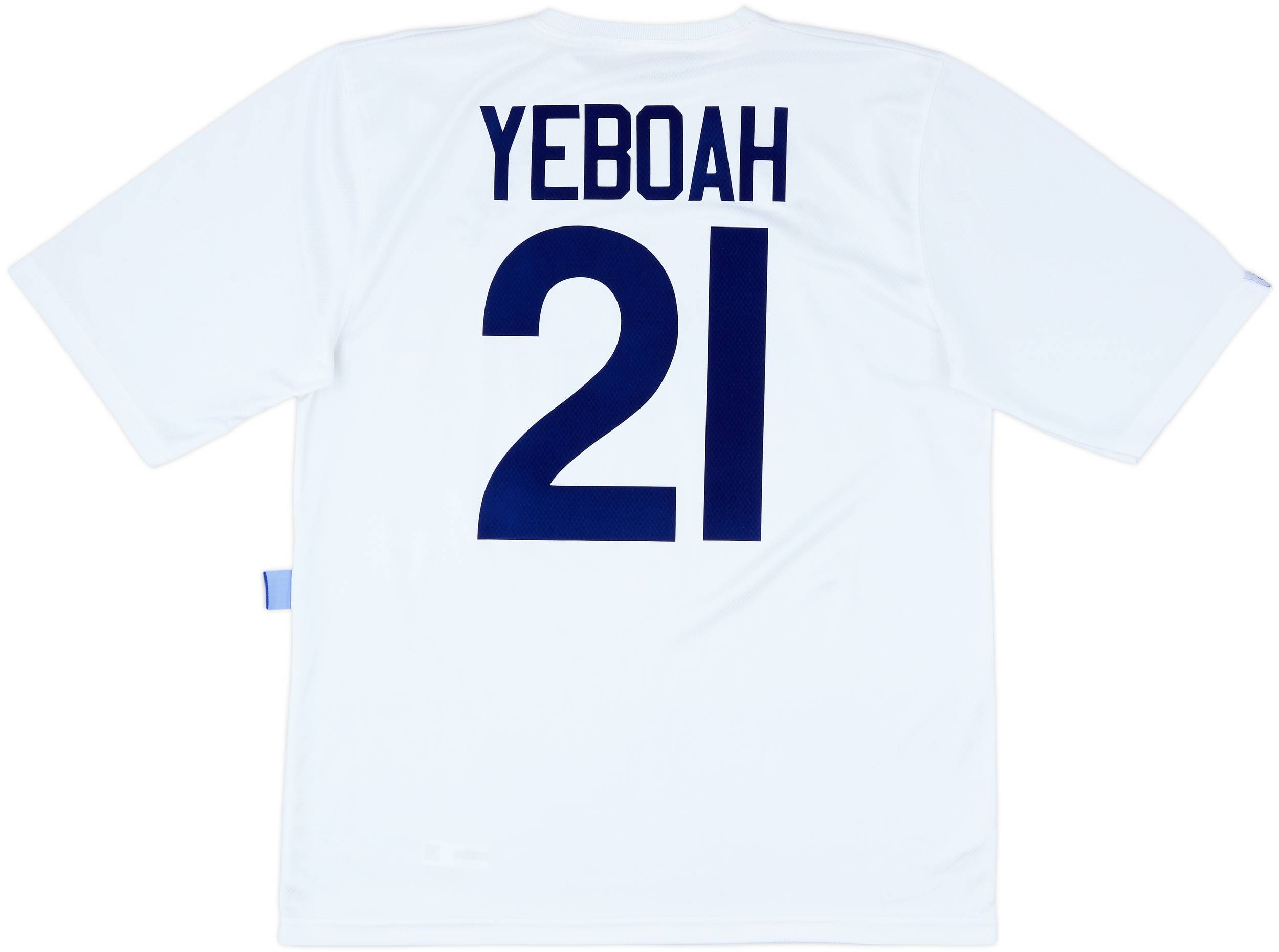 1995-96 Leeds United Home Shirt Yeboah #21 - 8/10 - (L)
