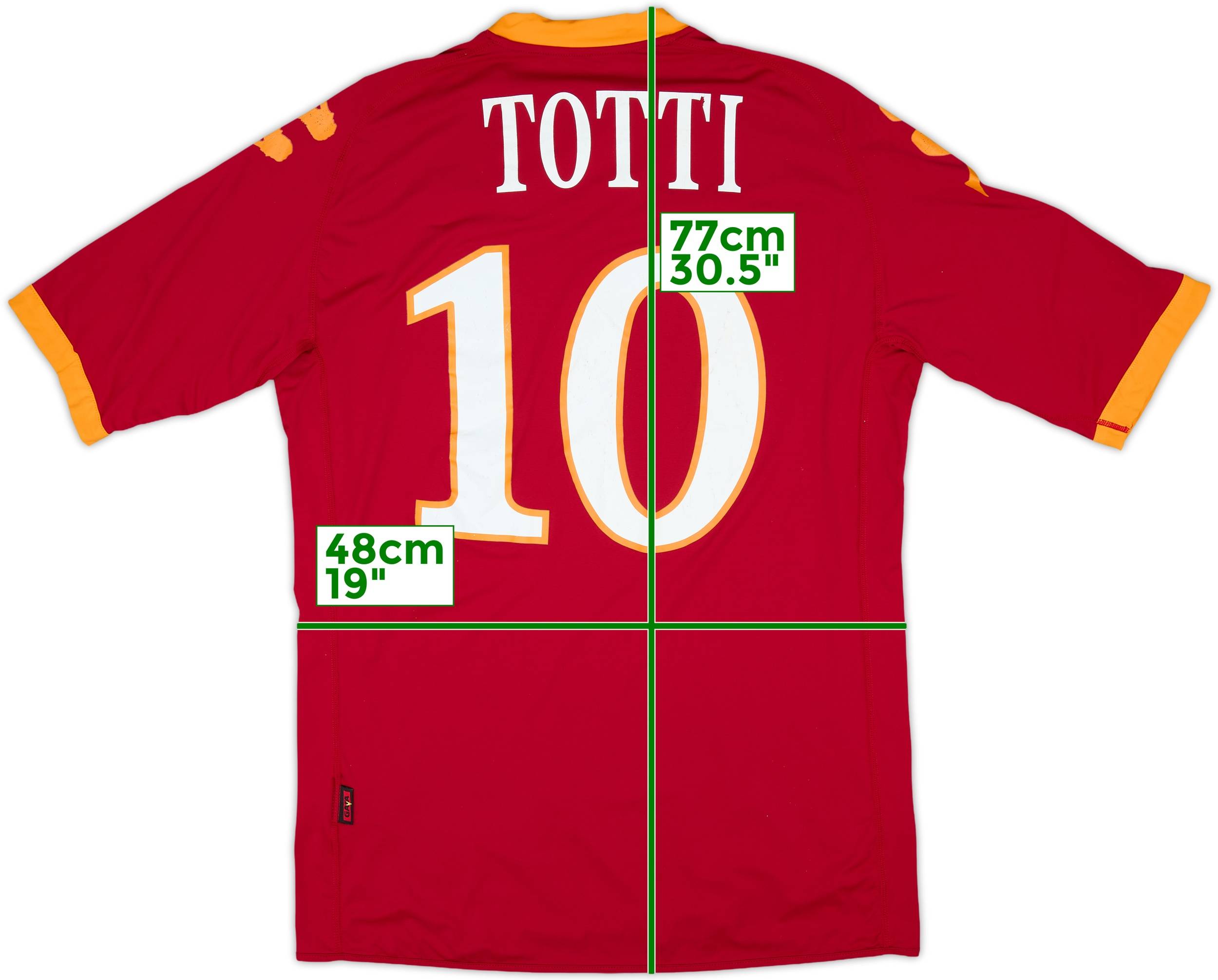 AS Roma Totti 10 シャツ Lサイズ AS ROMA ITALY 2013/2014 HOME FOOTBALL SHIRT L #10 TOTTI | eBay