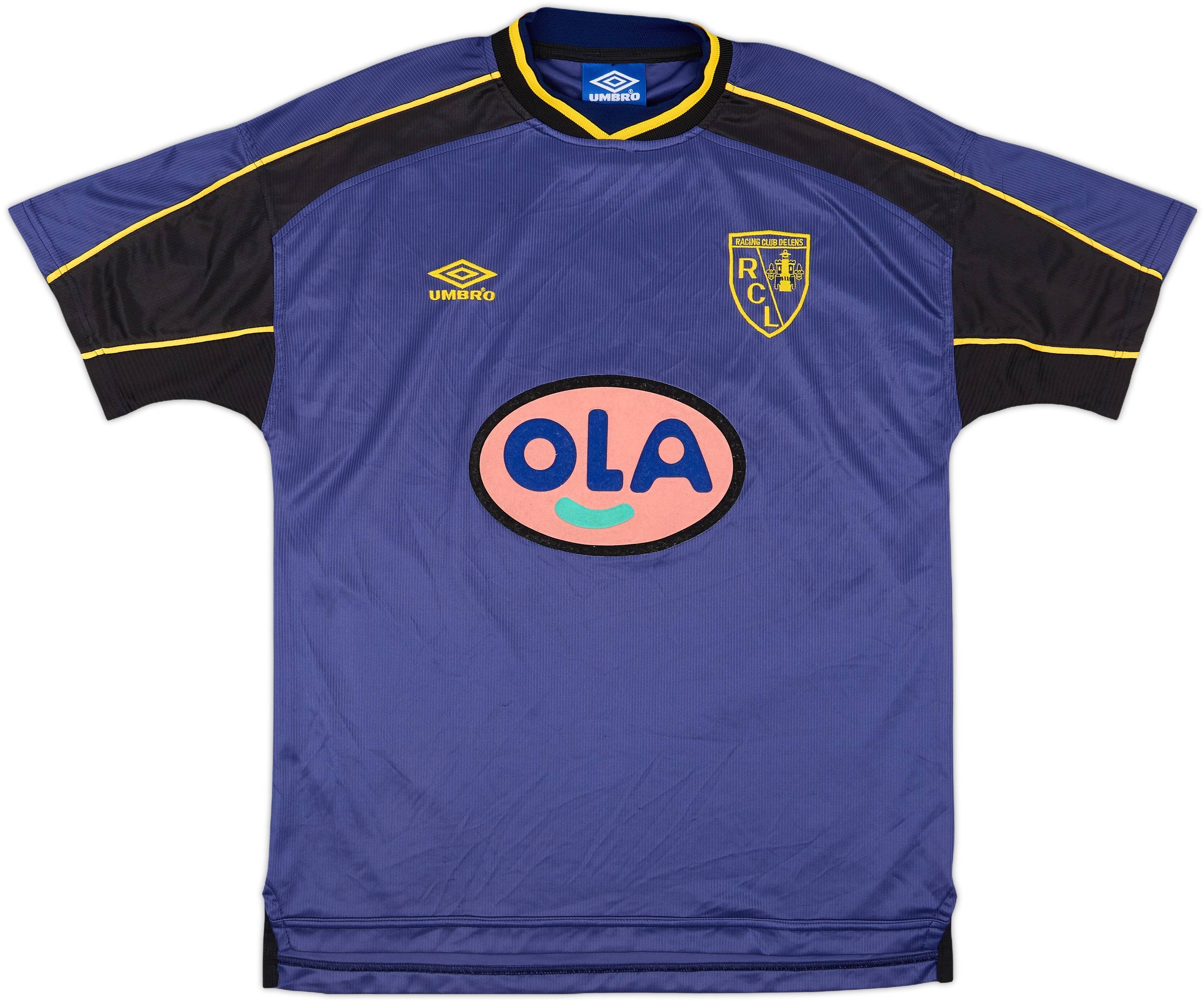 1999-00 RC Lens Away Shirt - 8/10 - (L)