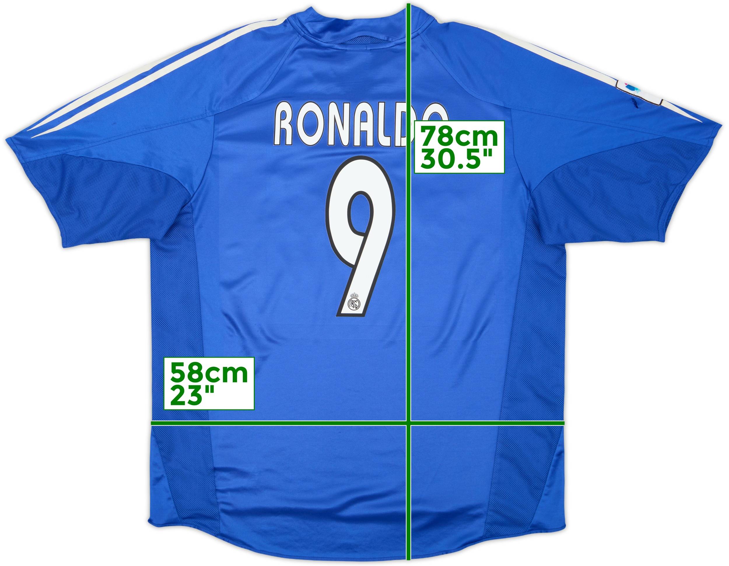 2004-05 Real Madrid Third Shirt Ronaldo #9 - 5/10 - (XL)