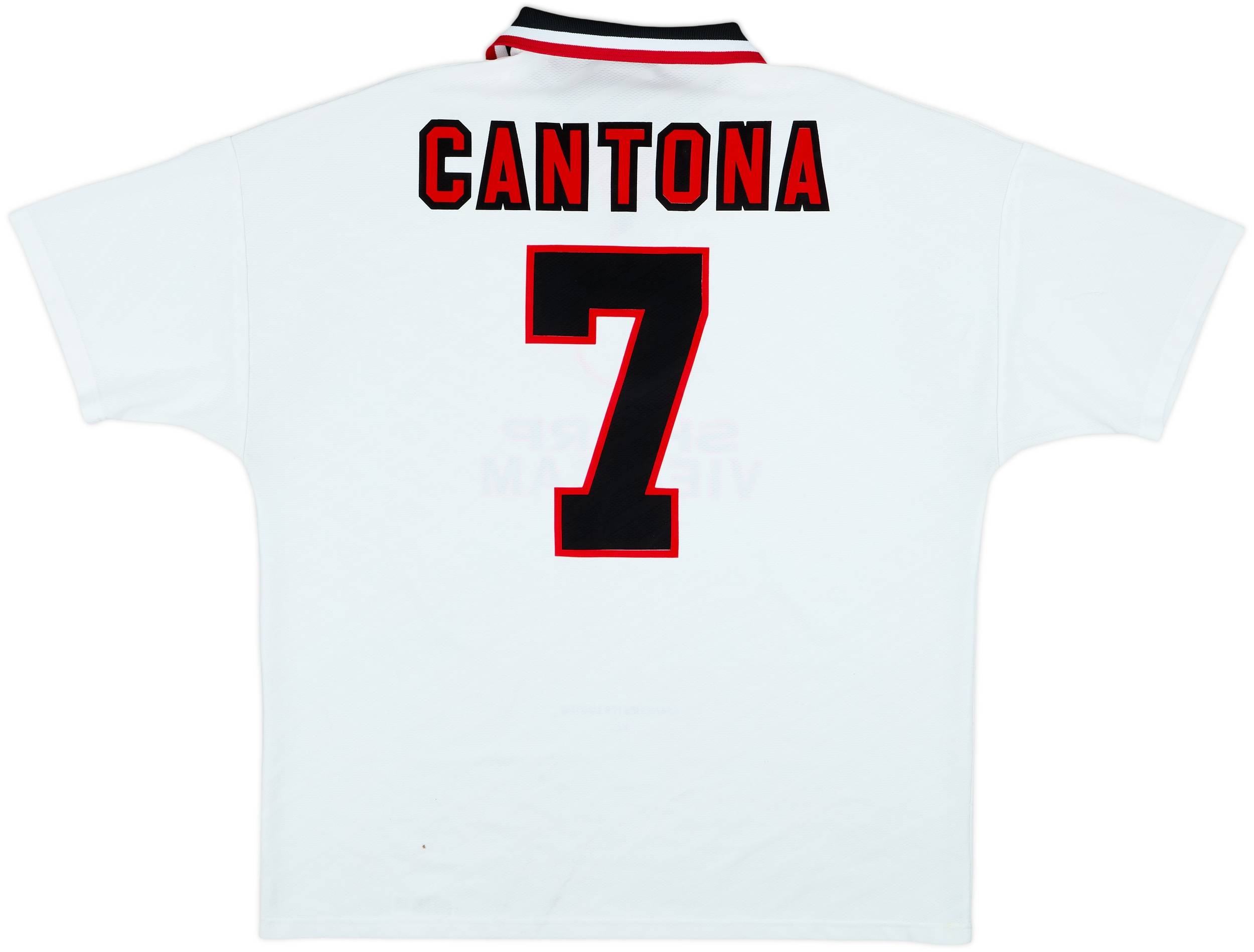 96/97 マンチェスターユナイテッド カントナawayユニフォーム 1996-97 Manchester United Away Shirt Cantona #7 - 7/10 - (XXL)