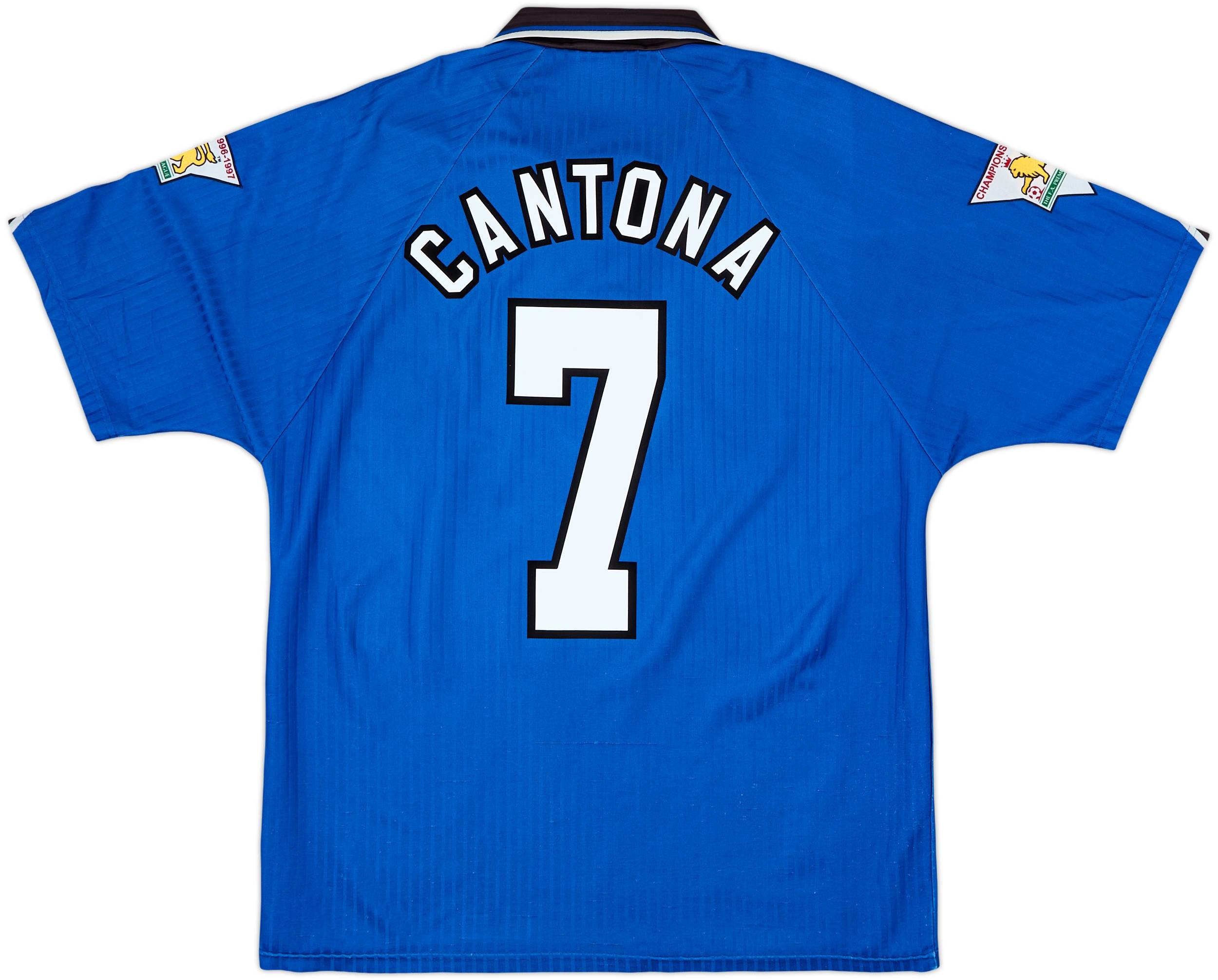 ウェア Manchester United 1996-97 3rd game shirt 1996-98 Manchester United Third Shirt Cantona #7 - 6/10 - (L)
