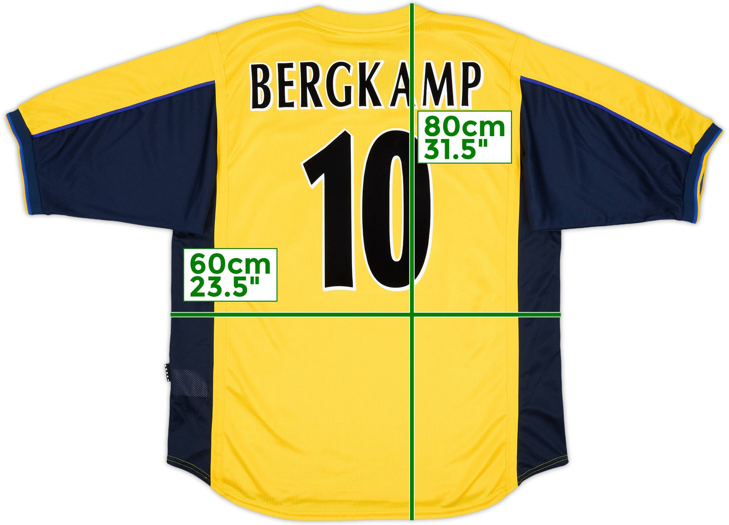 1999-01 Arsenal Away Shirt Bergkamp #10 - 9/10 - (XL)