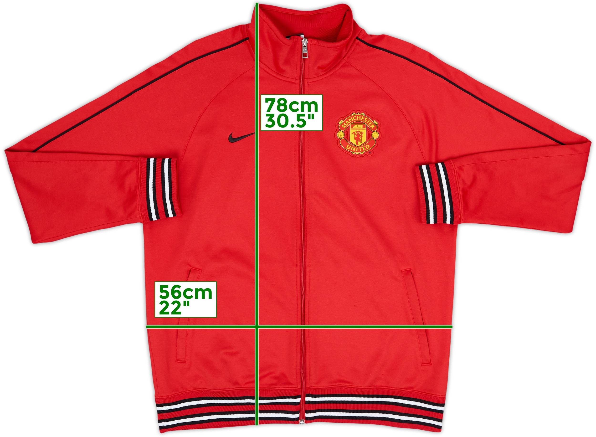 2011-12 Manchester United Nike Track Jacket - 8/10 - (L)
