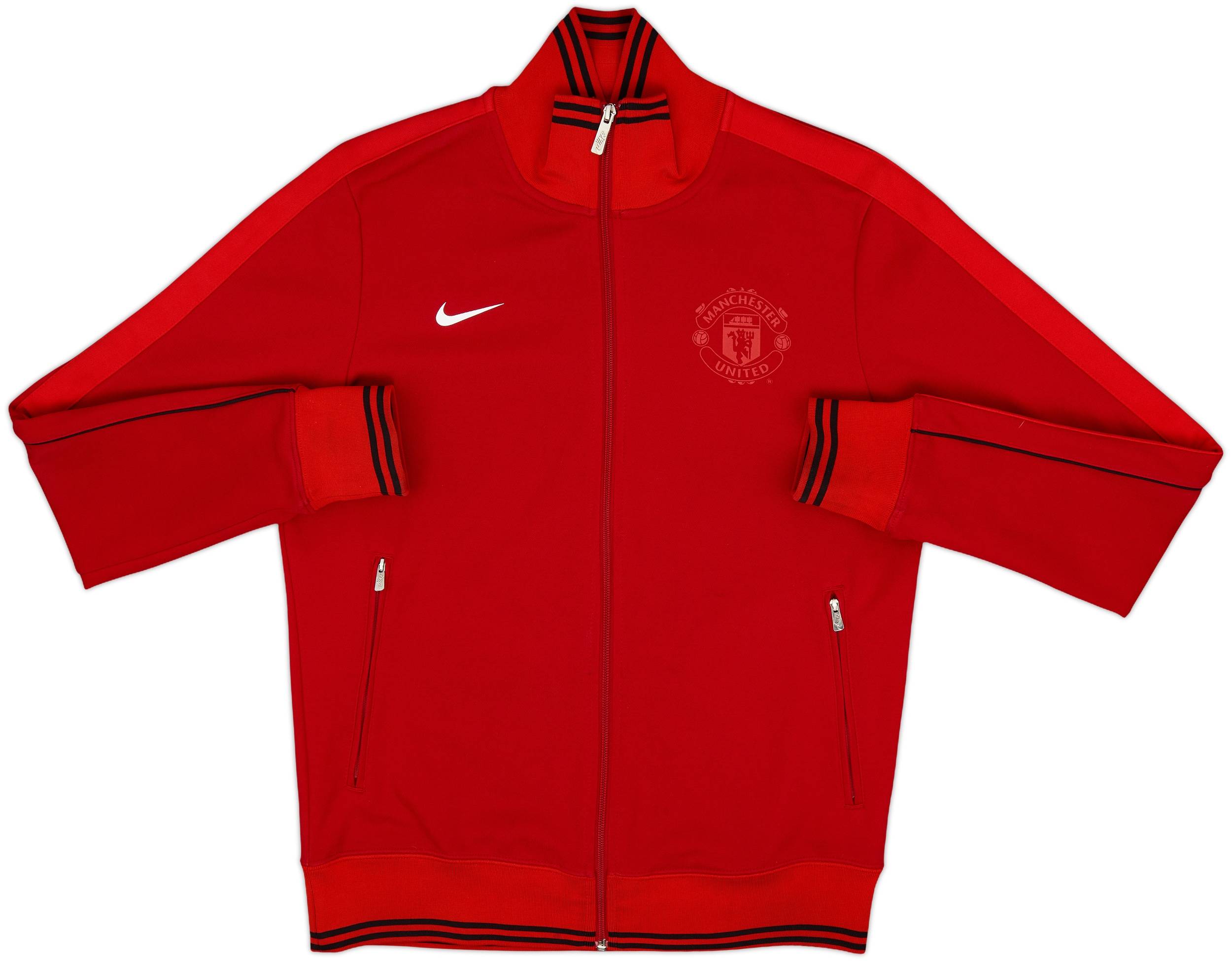 2013-14 Manchester United Nike Track Jacket - 9/10 - (M)