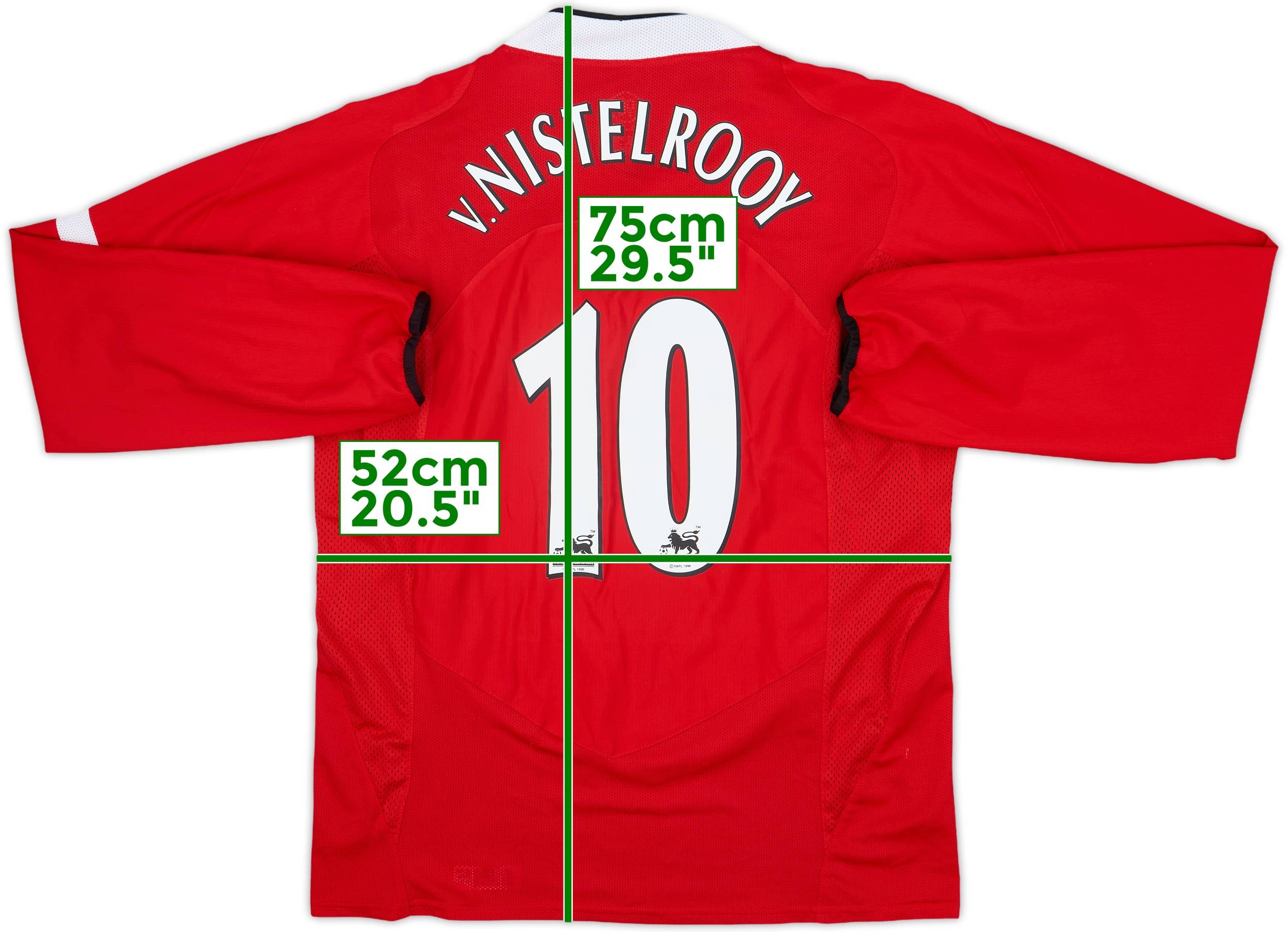 ウェア Nike Manchester United V. Nistelrooy 10 Manchester United 2003 Home Jersey #10 v. Nistelrooy Nike Red