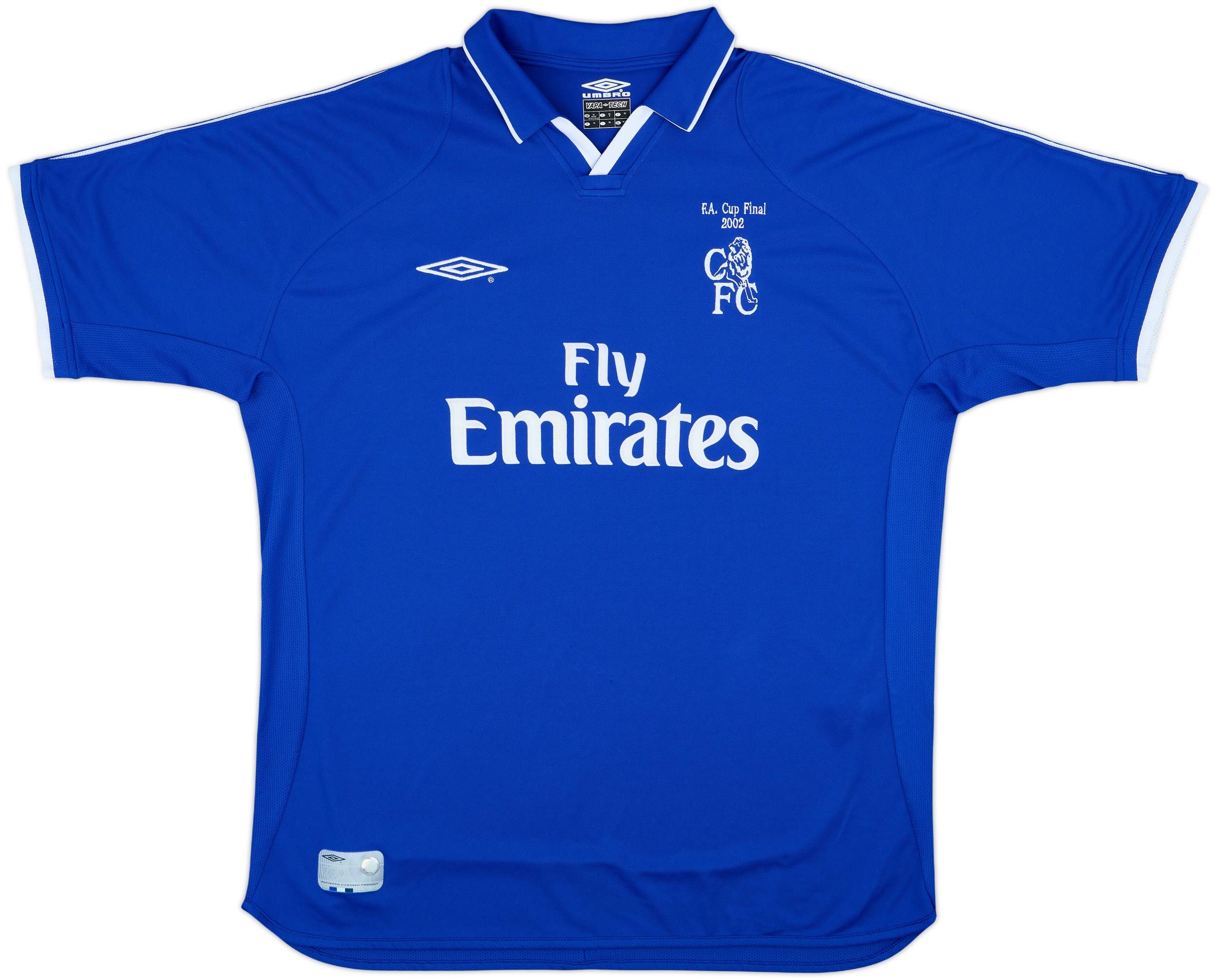 2001-03 Chelsea FA Cup Final Home Shirt - 9/10 - (XL)