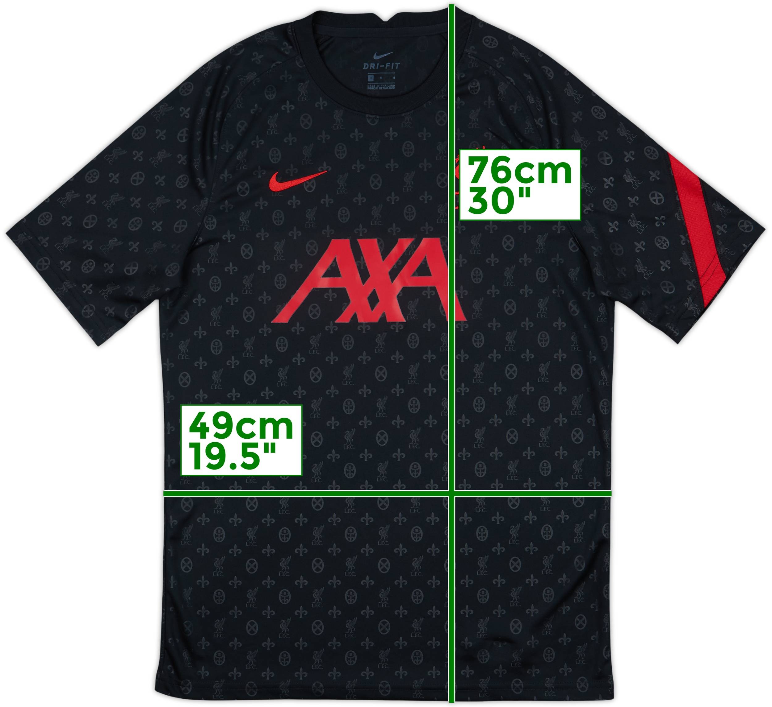 2020-21 Liverpool Nike Training Shirt - 8/10 - (M)