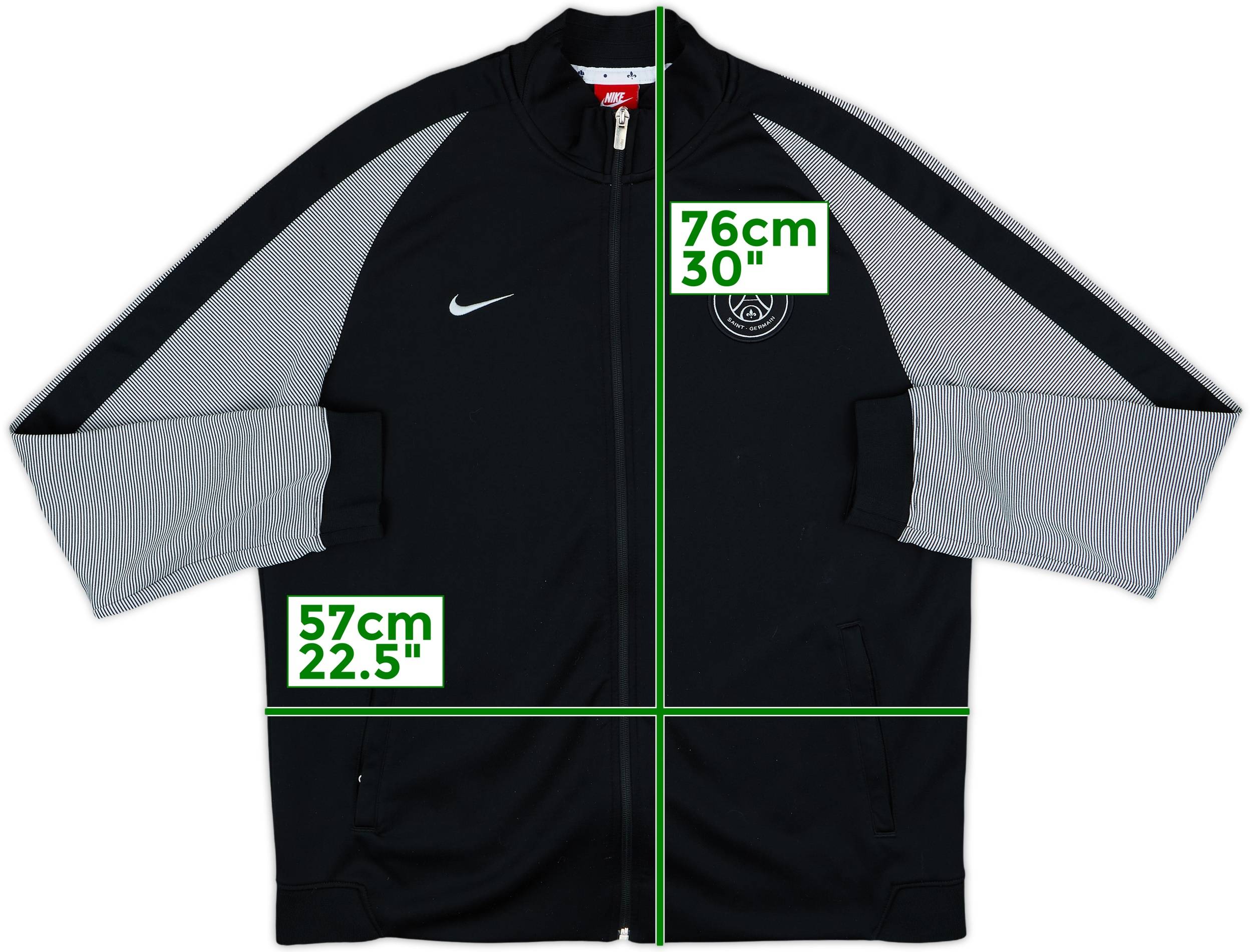 2016-17 Paris Saint-Germain Nike Track Jacket - 8/10 - (XL)