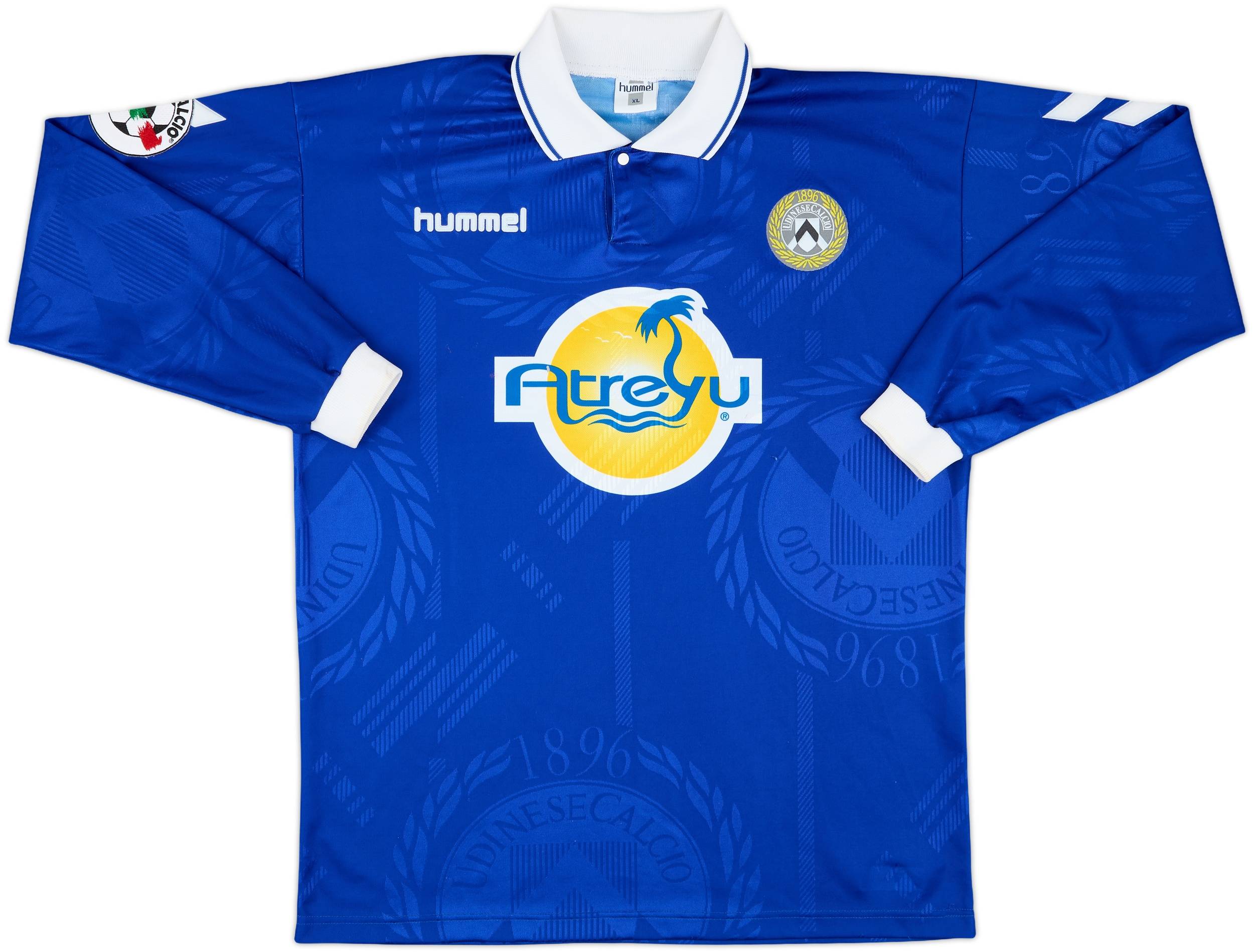 1997-98 Udinese Match Issue Away L/S Shirt Calori #5