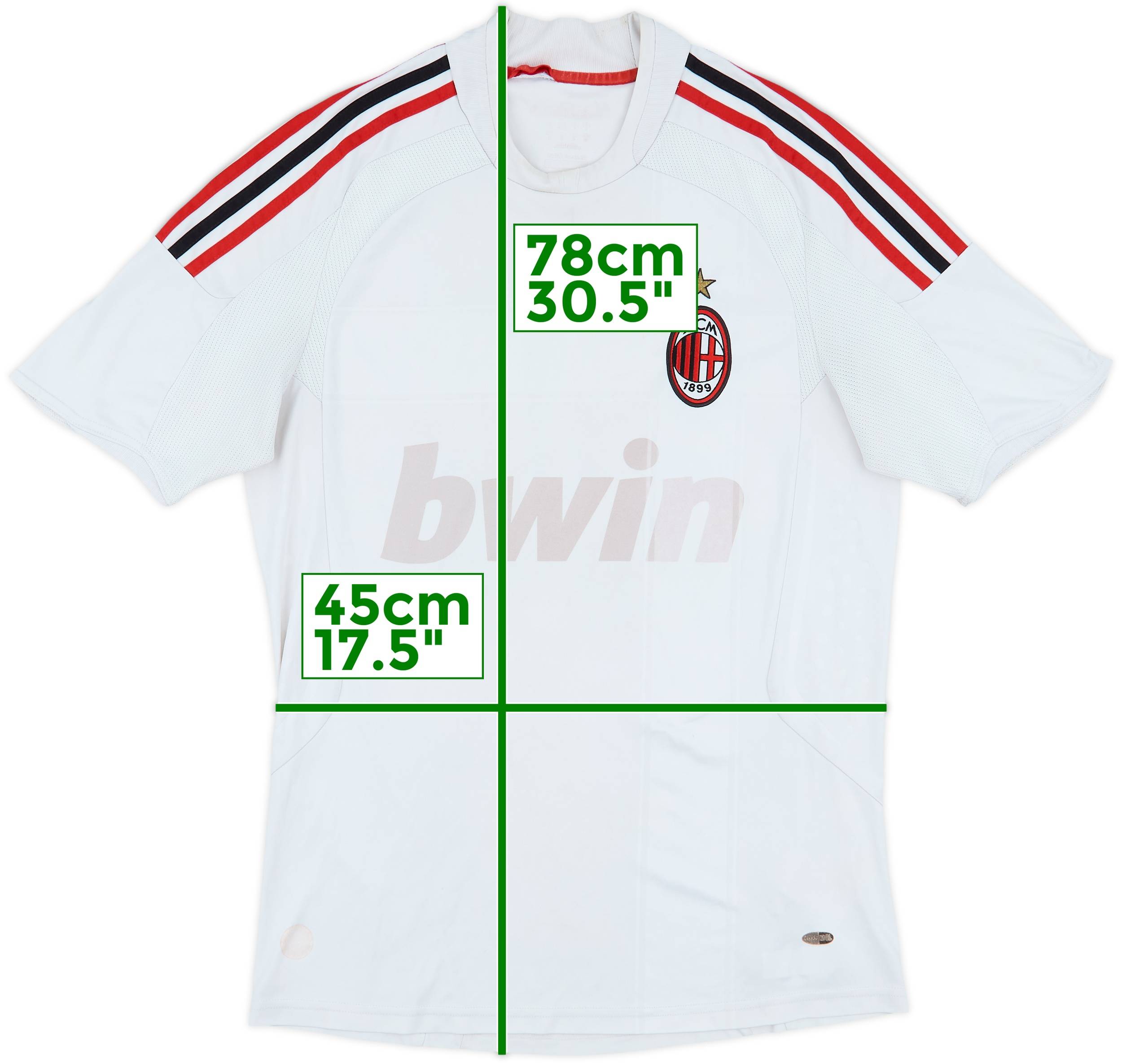 2008-09 AC Milan Away Shirt - 4/10 - (S)