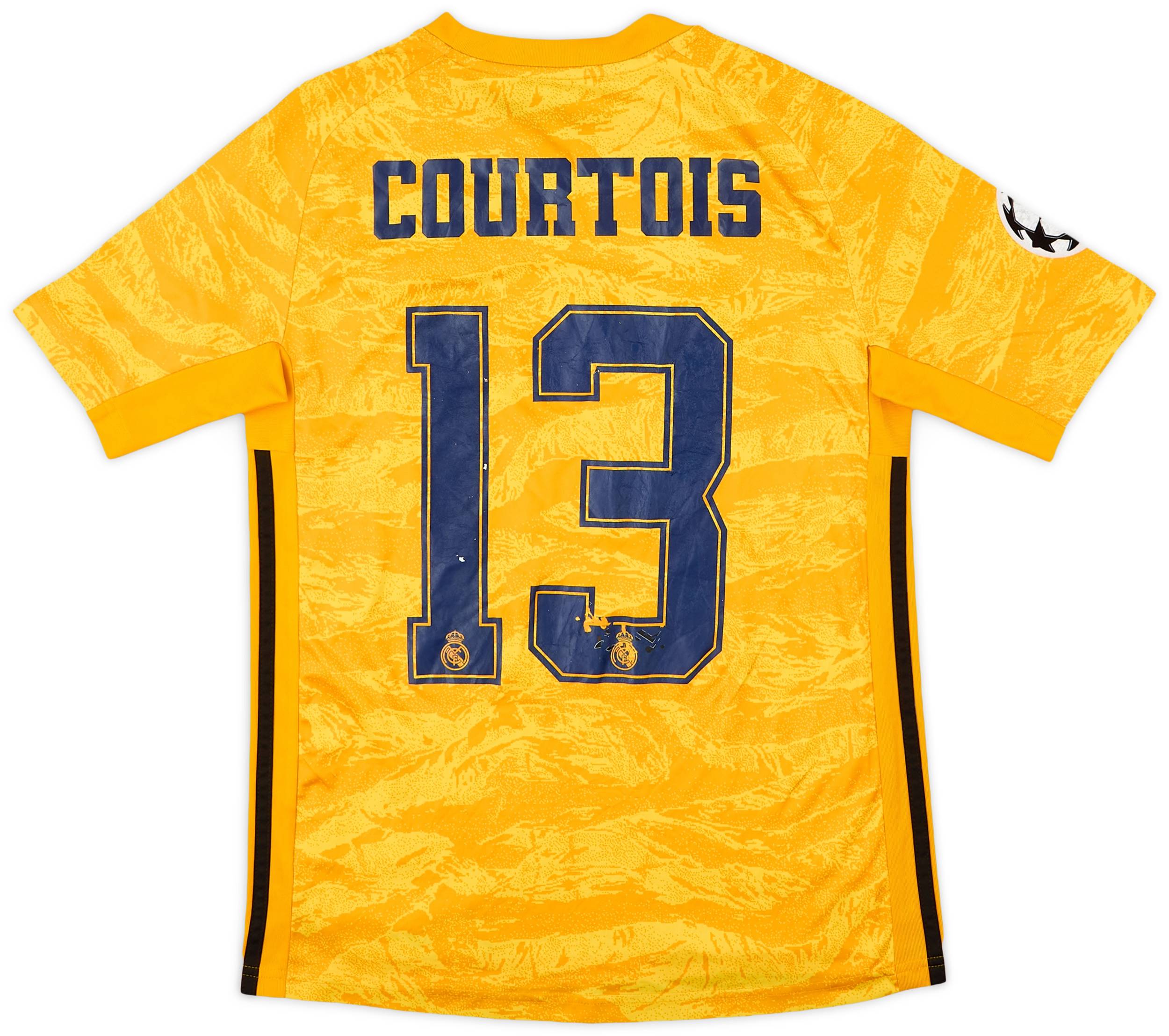 2019-20 Real Madrid GK S/S Shirt Courtois #13 - 5/10 - (L.Boys)