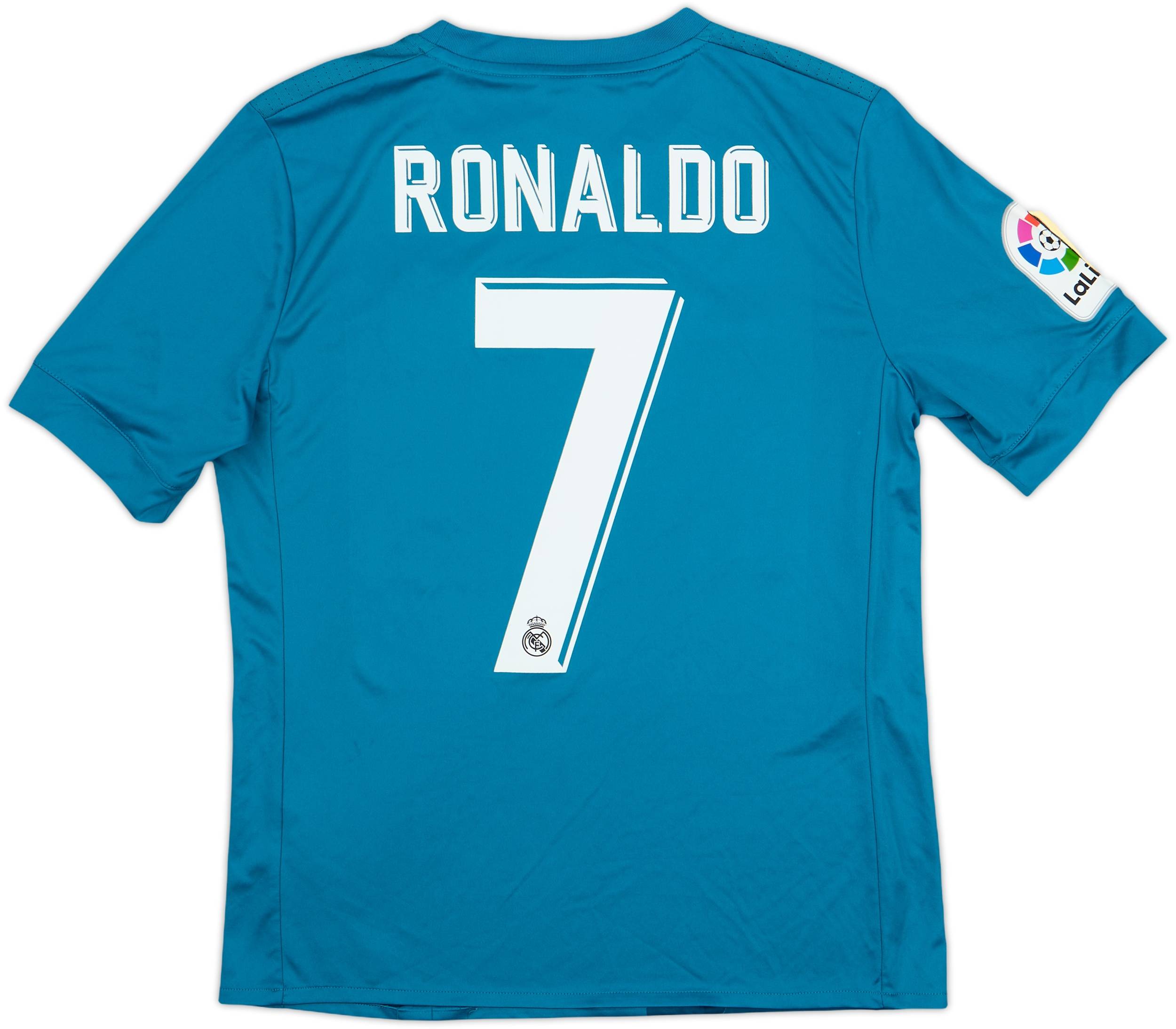 2017-18 Real Madrid Third Shirt Ronaldo #7 - 7/10 - (L.Boys)
