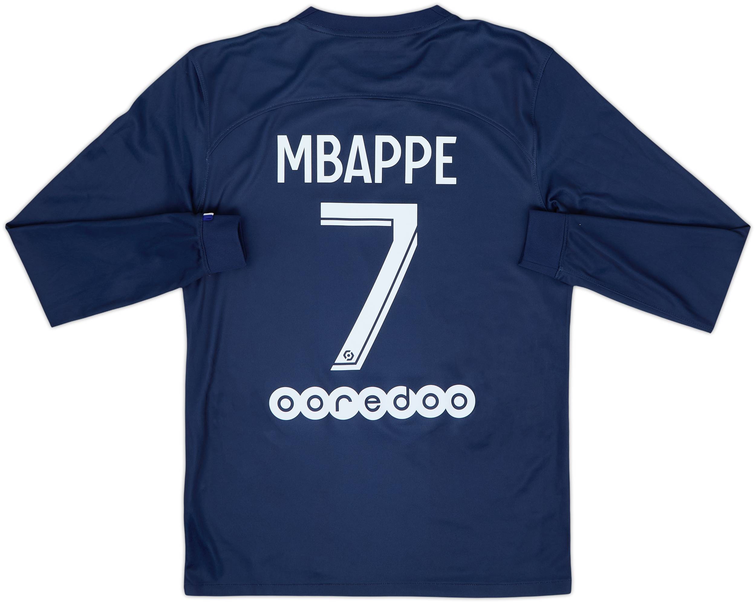 2022-23 Paris Saint-Germain Home L/S Shirt Mbappe #7 - 9/10 - (S)