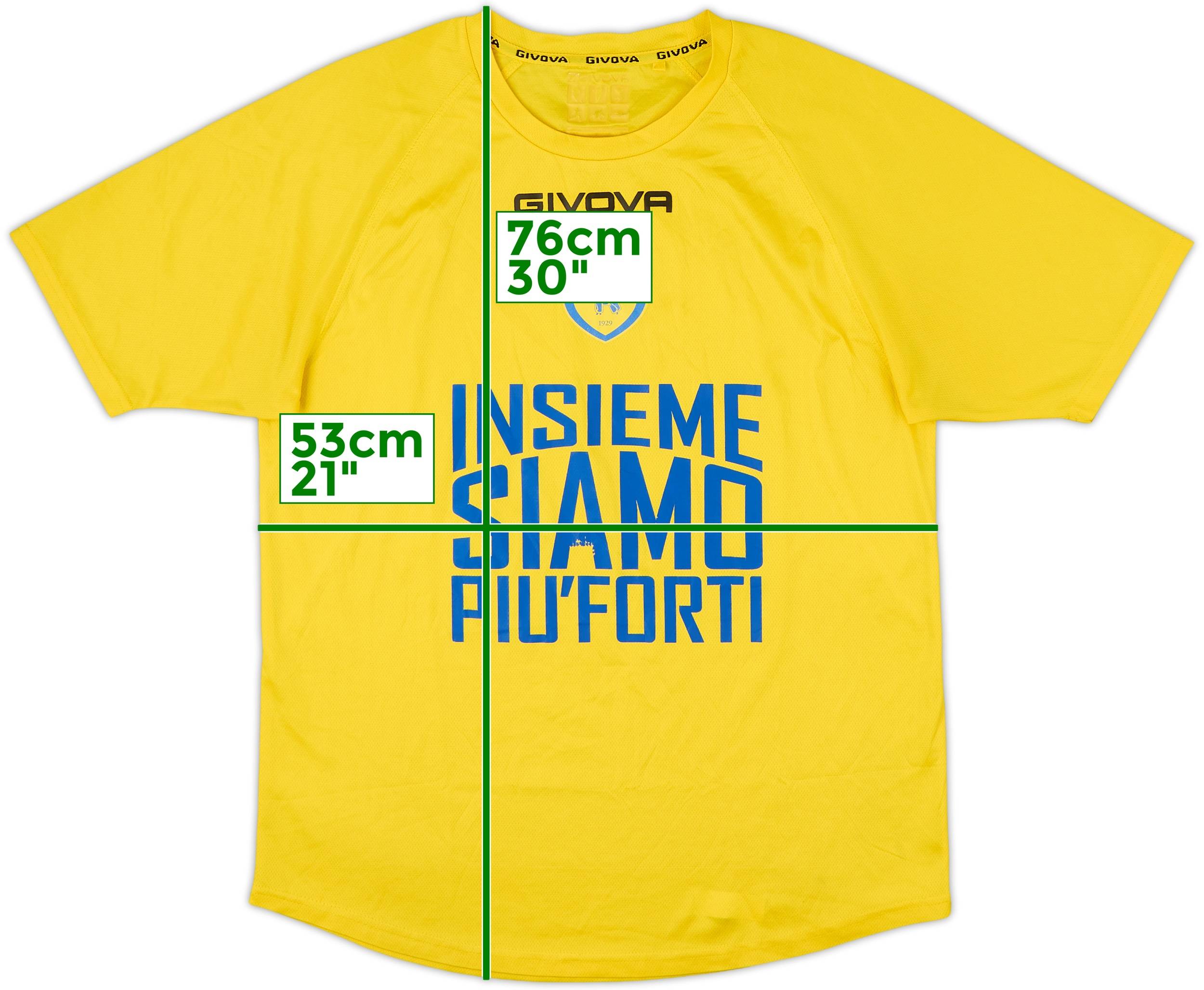 2016-17 Chievo Verona Givova de Entrenamiento Camiseta - 8/10 - (L), image size:2500x2056